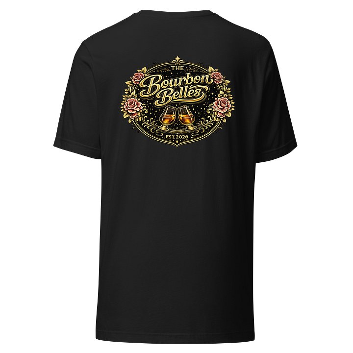 The Bourbon Belles Vintage Black Whiskey Tee product image (1)