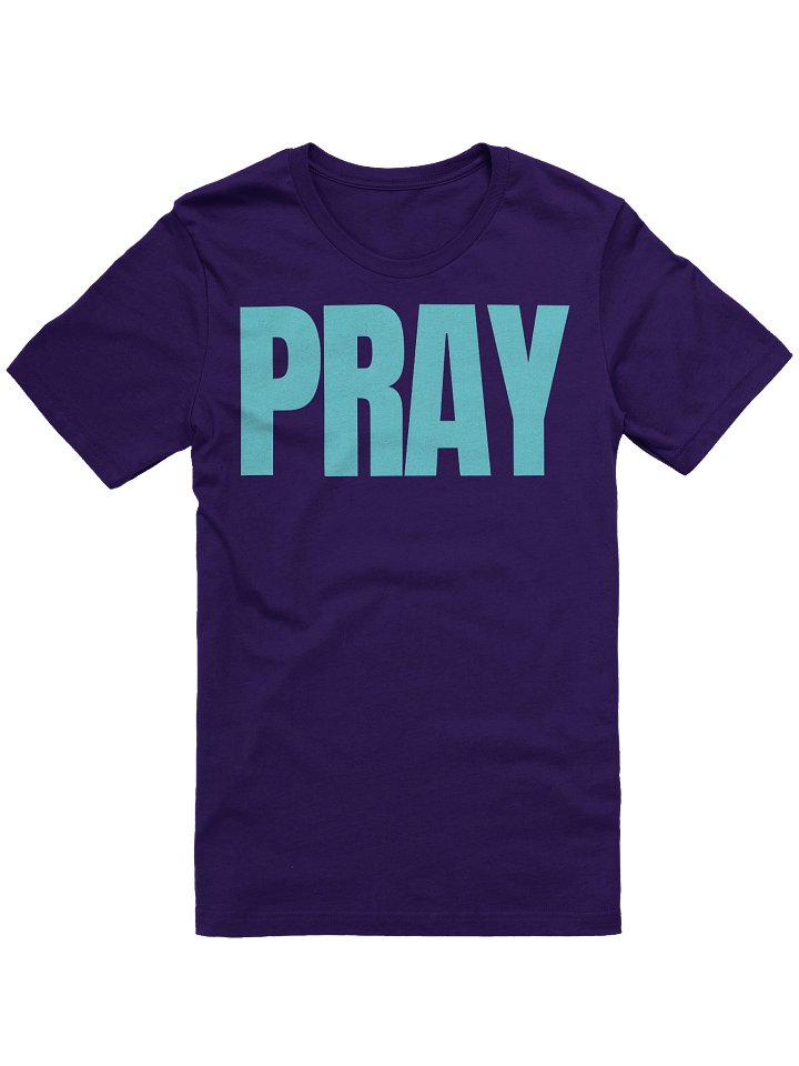 PRAY TEAL RETRO SPECIAL EDITION TEE (UNISEX) product image (1)