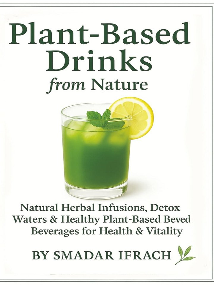 Plant-Based Drinks from Nature: Natural Herbal Infusions, Detox Waters & Healthy Plant-Based Beverages for Energy, Wellness & Vitality Hardcover – by Smadar Ifrach (Author) product image (1)