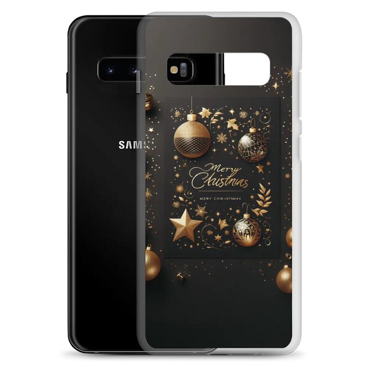 Elegant Merry Christmas Gold Ornament Samsung® Case product image (20)