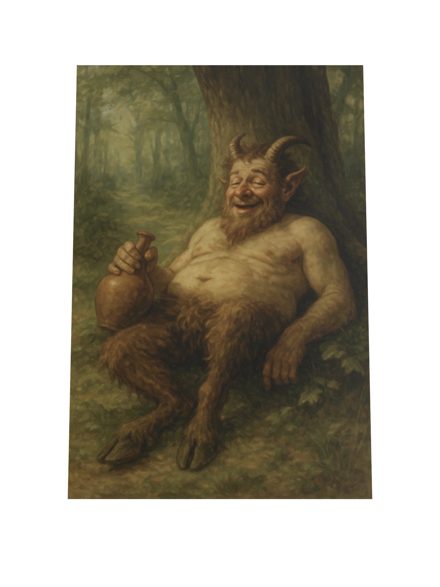 Satyr – Reveler of the Ancient Woods Poster product image (1)