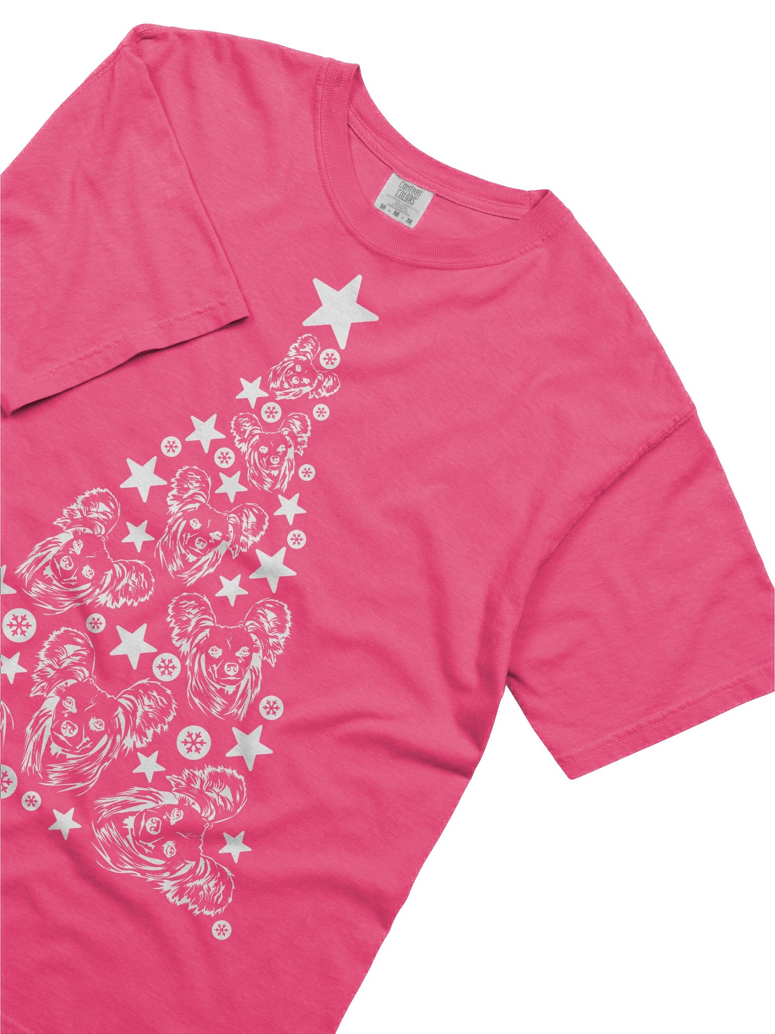 Chinese Crested Dog Christmas Tree T-Shirt product image (7)