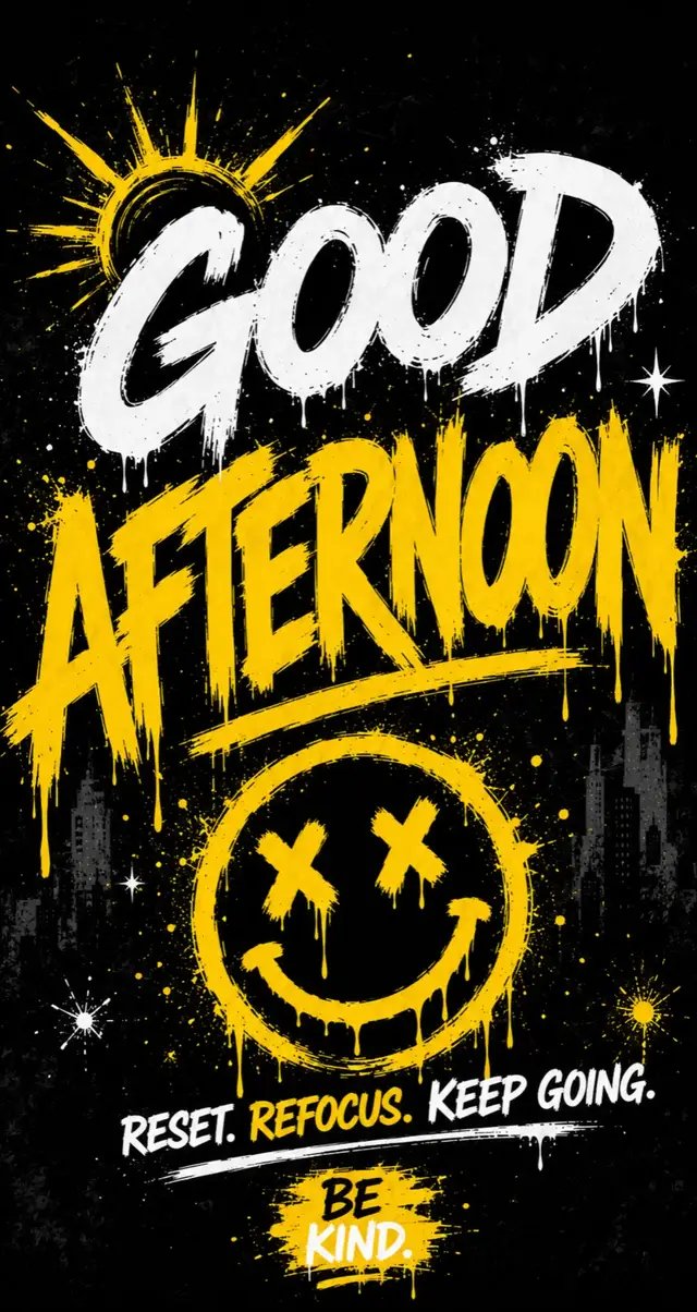 The day isn’t over—you still have time to make progress. Reset your focus. Take the next step. Finish stronger than you started. BE KIND. 💛 What’s one thing you’re determined to finish today? #GoodAfternoon #StayFocused #KeepGoing #BeKind #TheLazyHu$tle