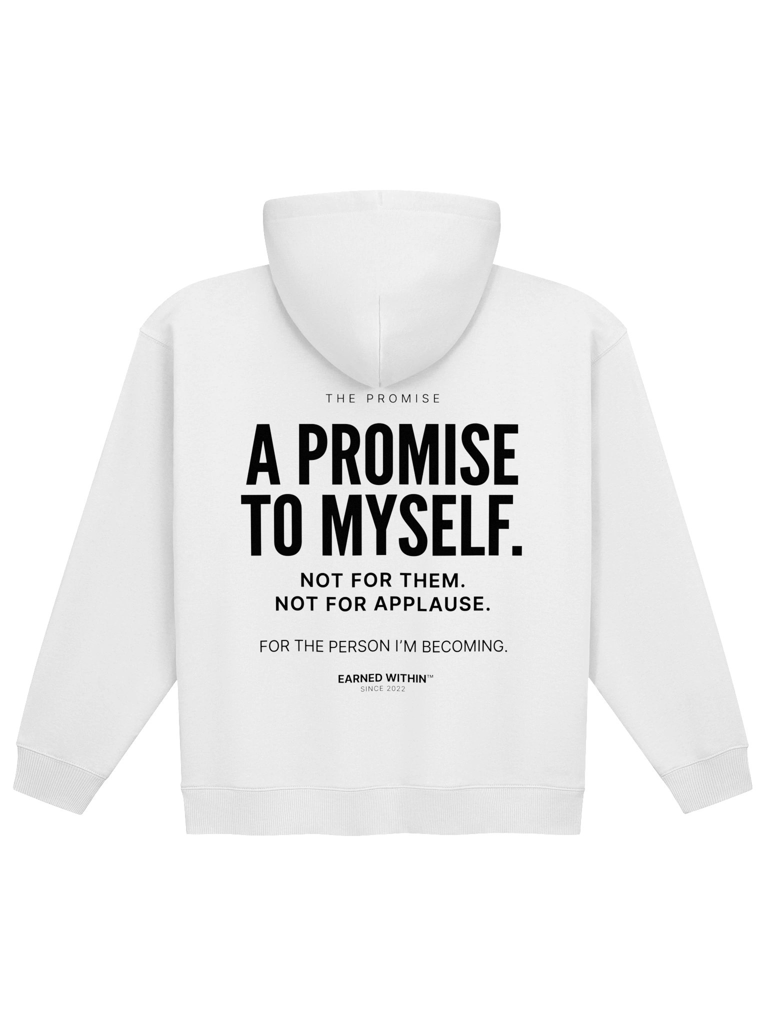 A PROMISE TO MYSELF HOODIE — LIGHT product image (1)