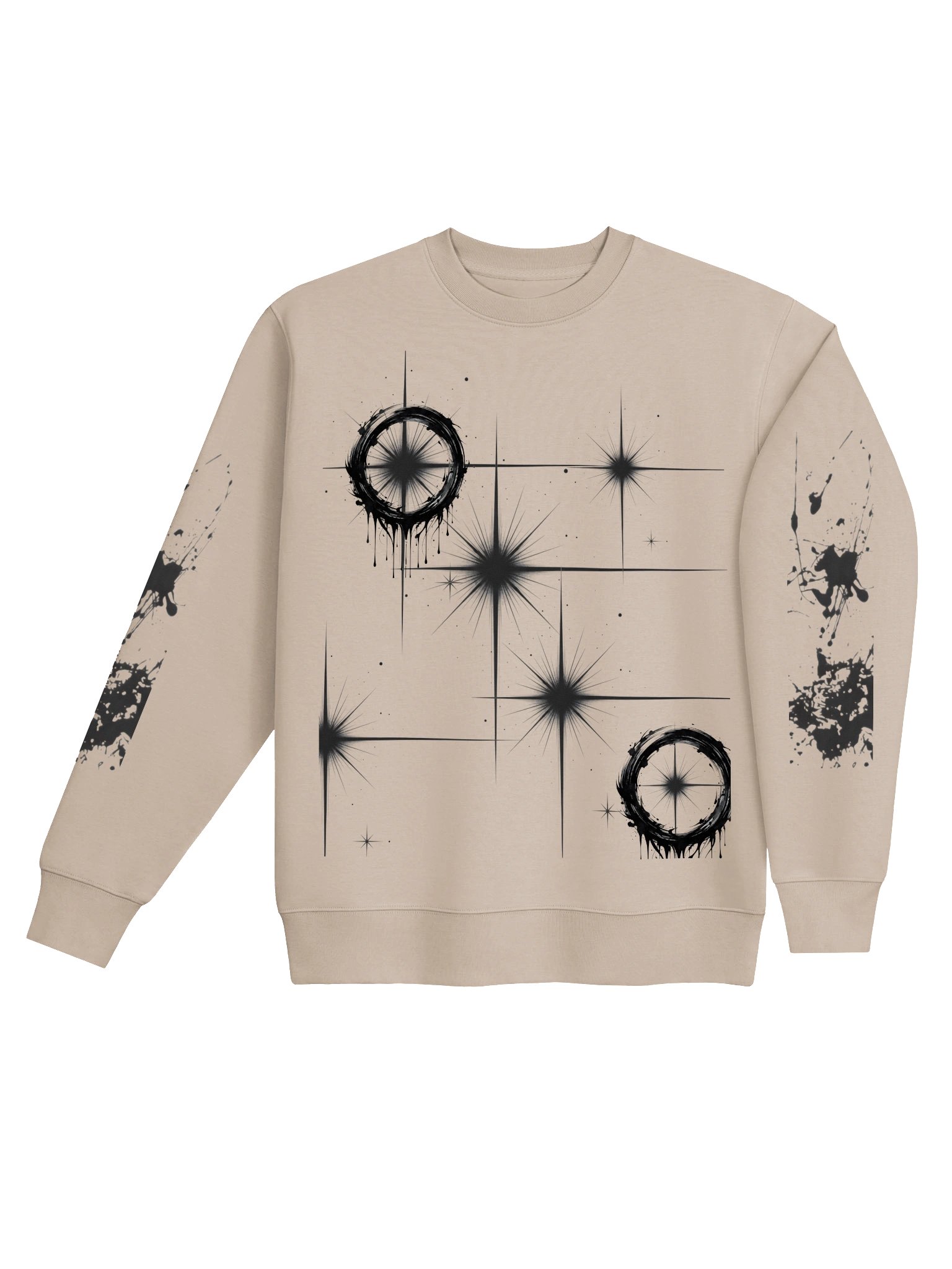 Cosmic Burst Black & White Sweatshirt product image (11)