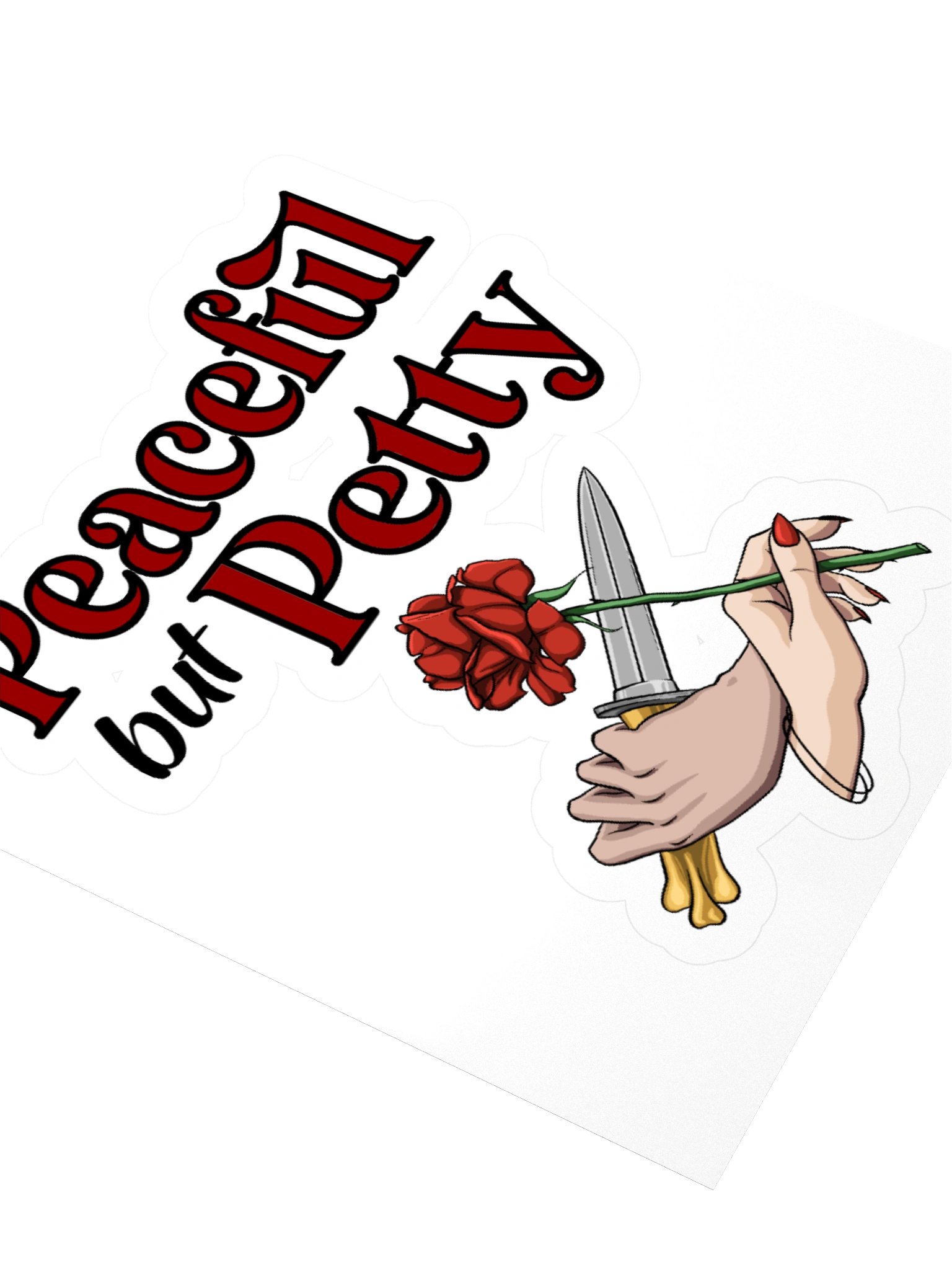Peaceful Petty Kiss Cut Stickers product image (9)