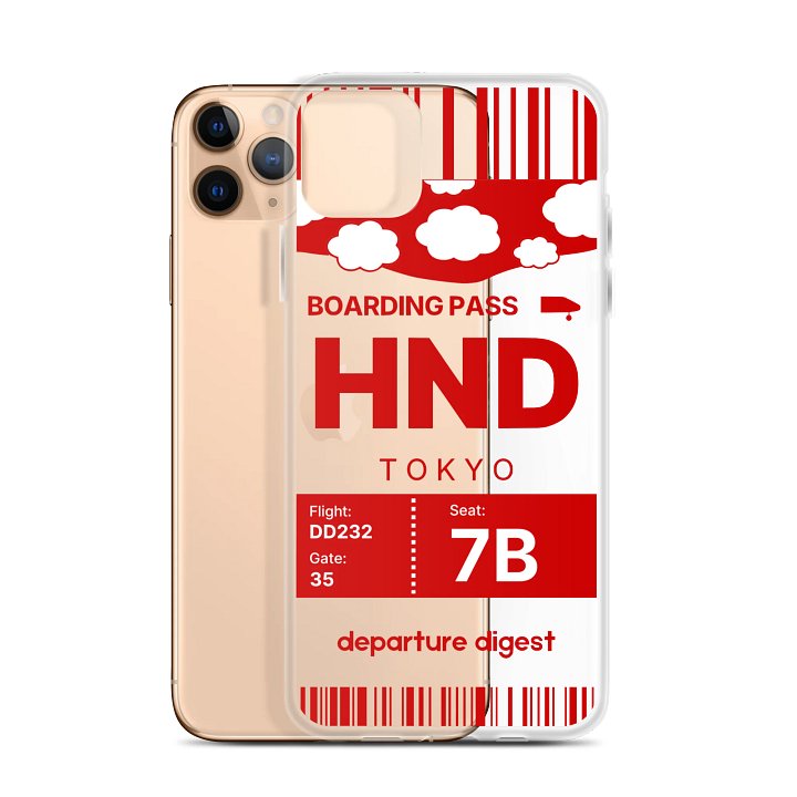 HND: Tokyo Haneda Boarding Pass Case (iPhone) product image (2)