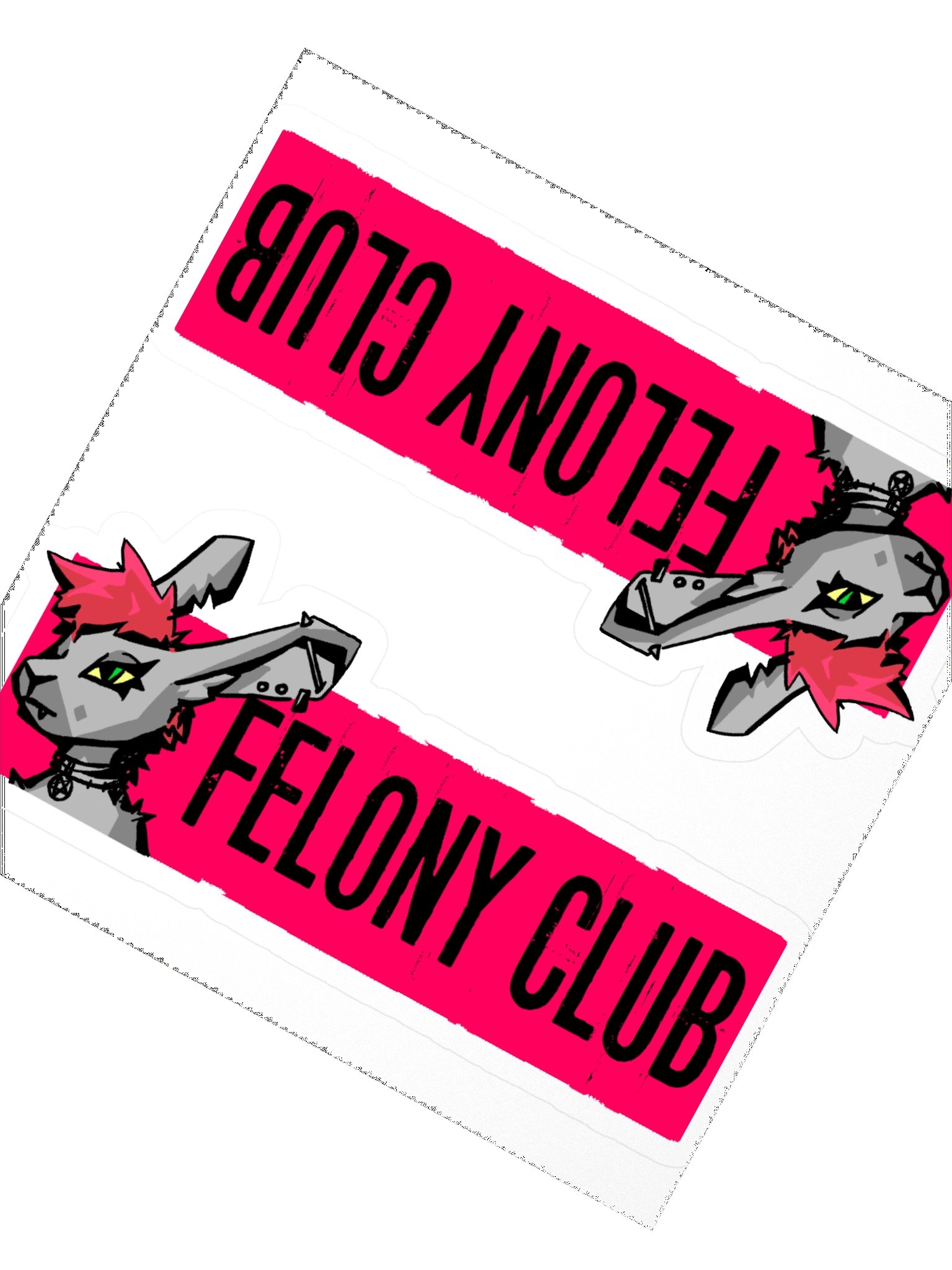 FELONY CLUB STICKERS product image (2)