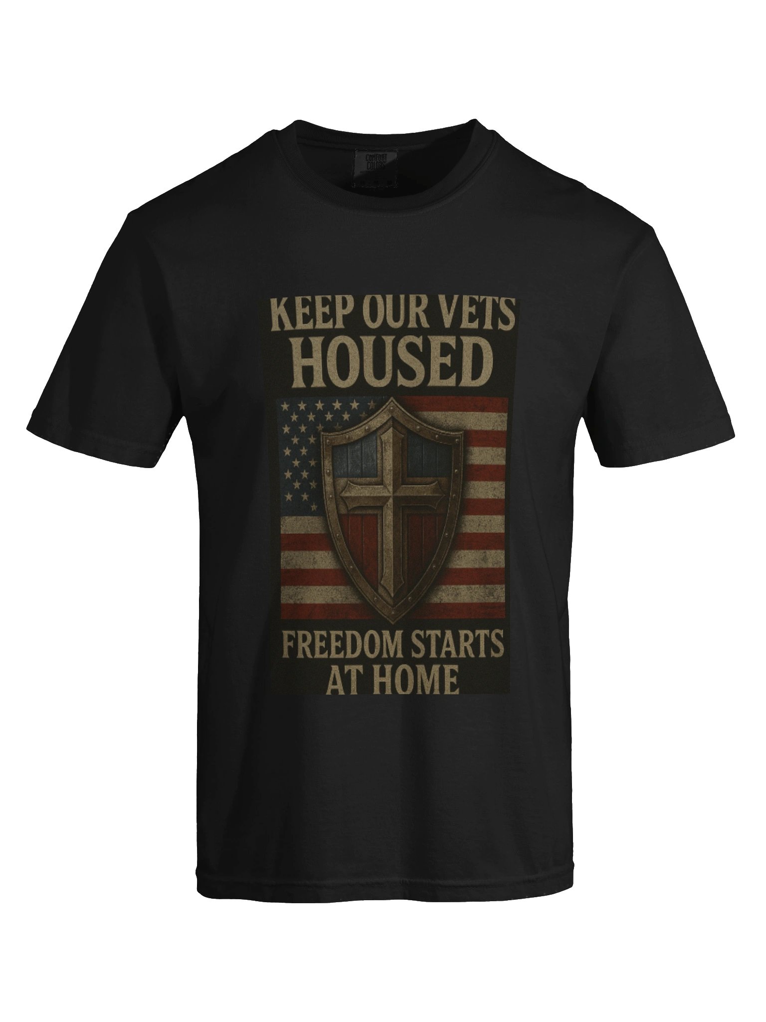Veterans' Freedom Shield T-Shirt product image (7)