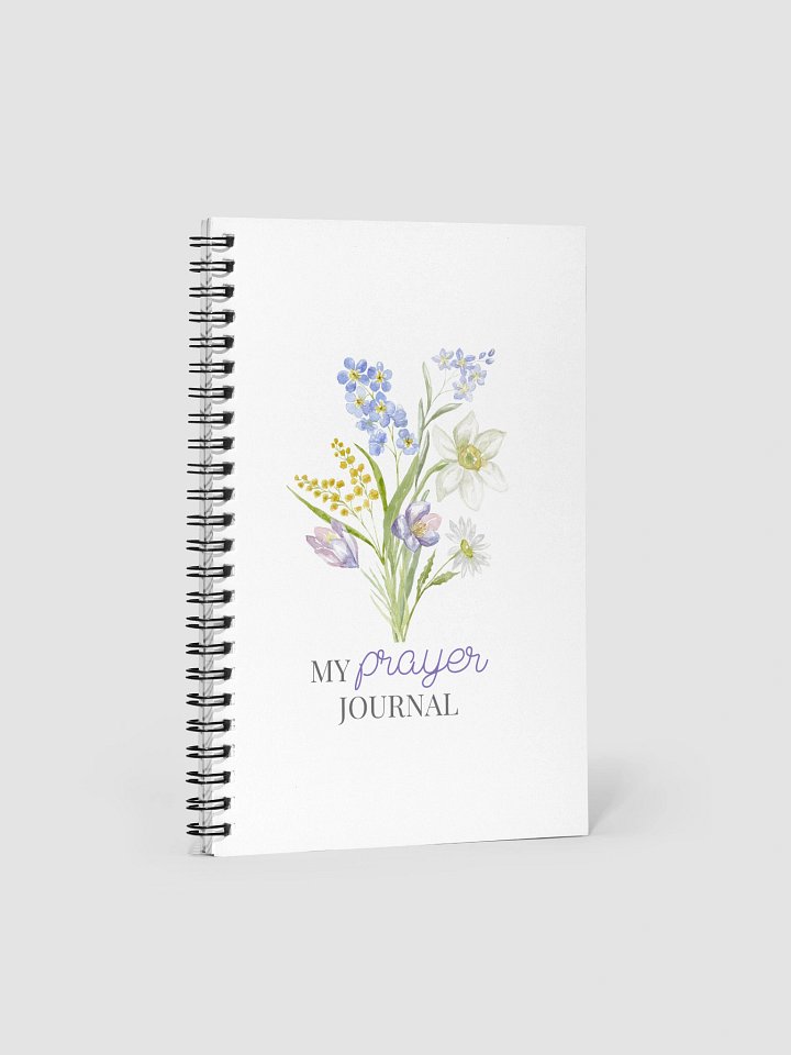Floral Prayer Journal Spiral Notebook product image (1)