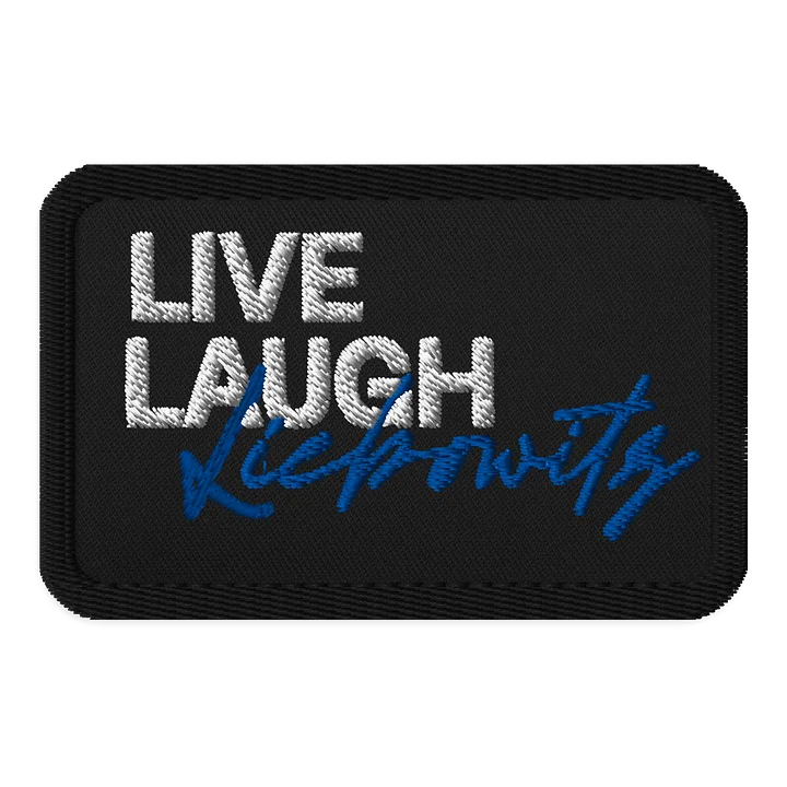 Live Laugh Liebowitz Embroidered Patch product image (1)