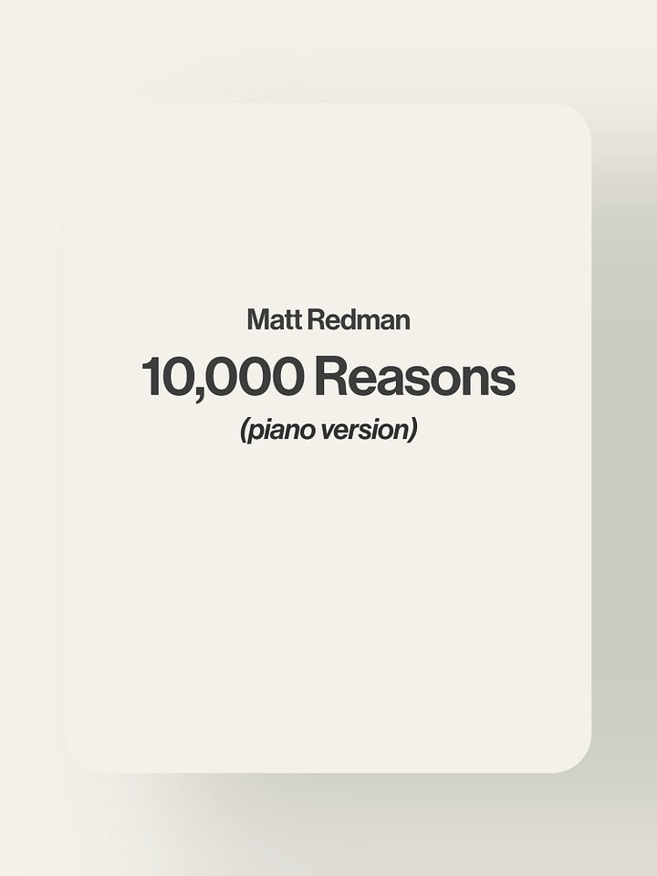 10,000 Reasons (Bless the Lord) product image (1)