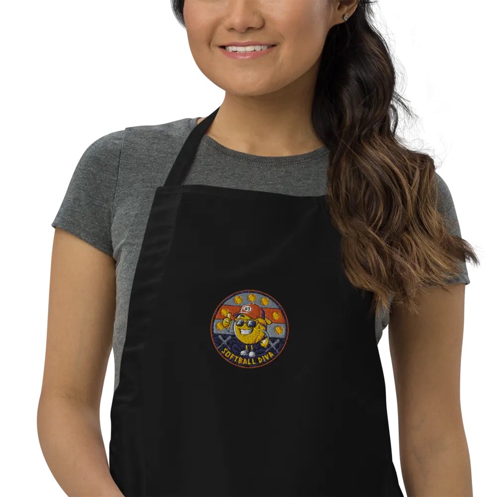 Softball Diva Embroidered Apron product image (4)