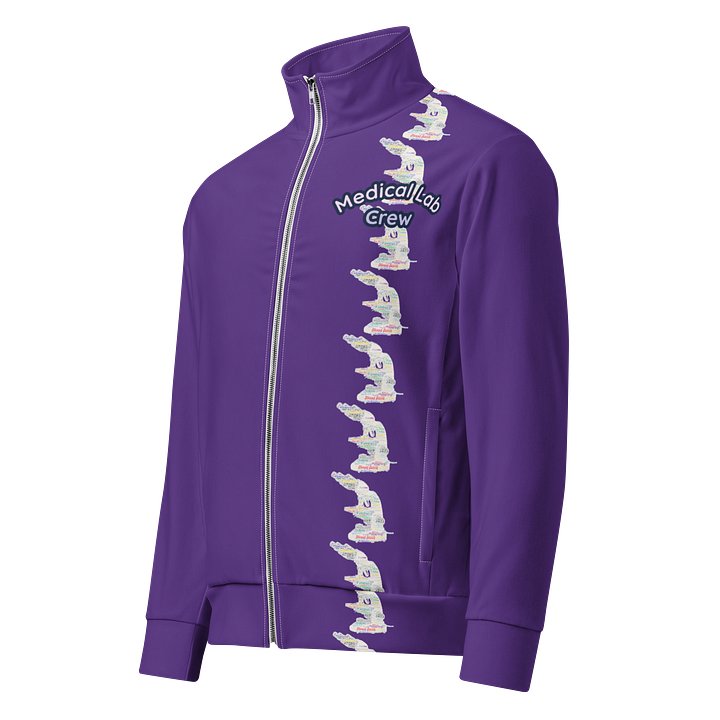 Medical Lab Crew Jacket Purple product image (1)
