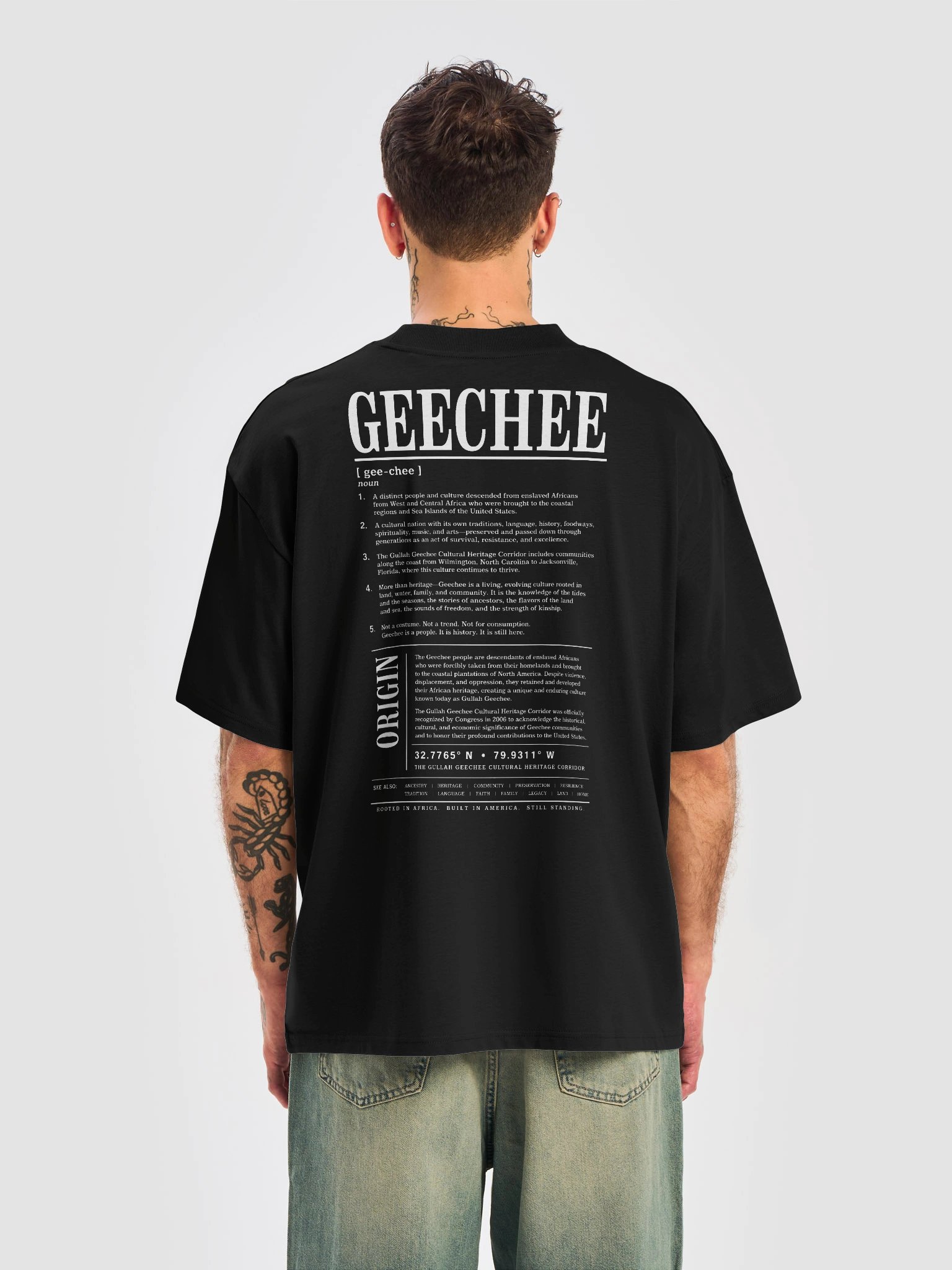 Geechee Orgin Oversized Tee product image (6)