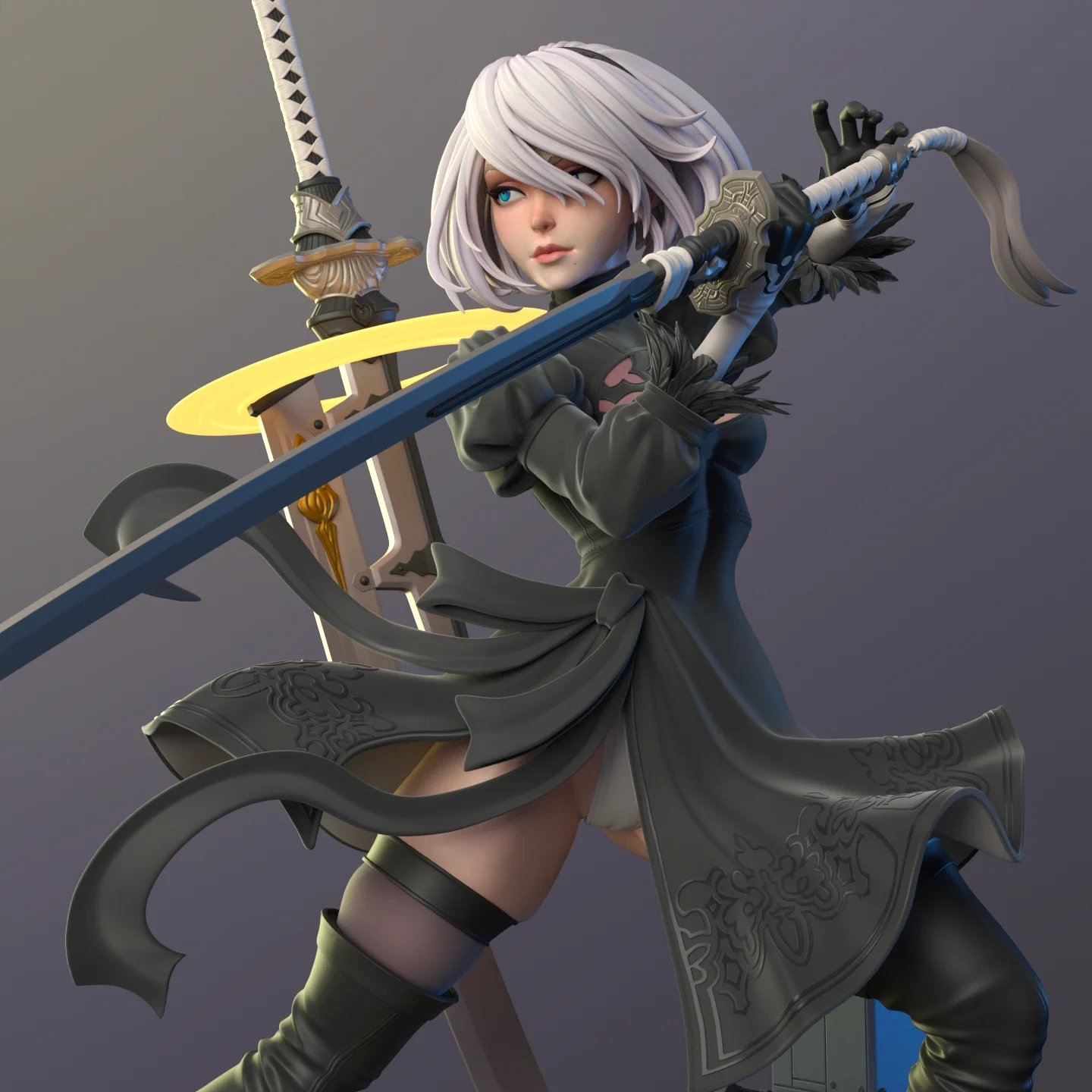 2B Nier Automata STL product image (3)