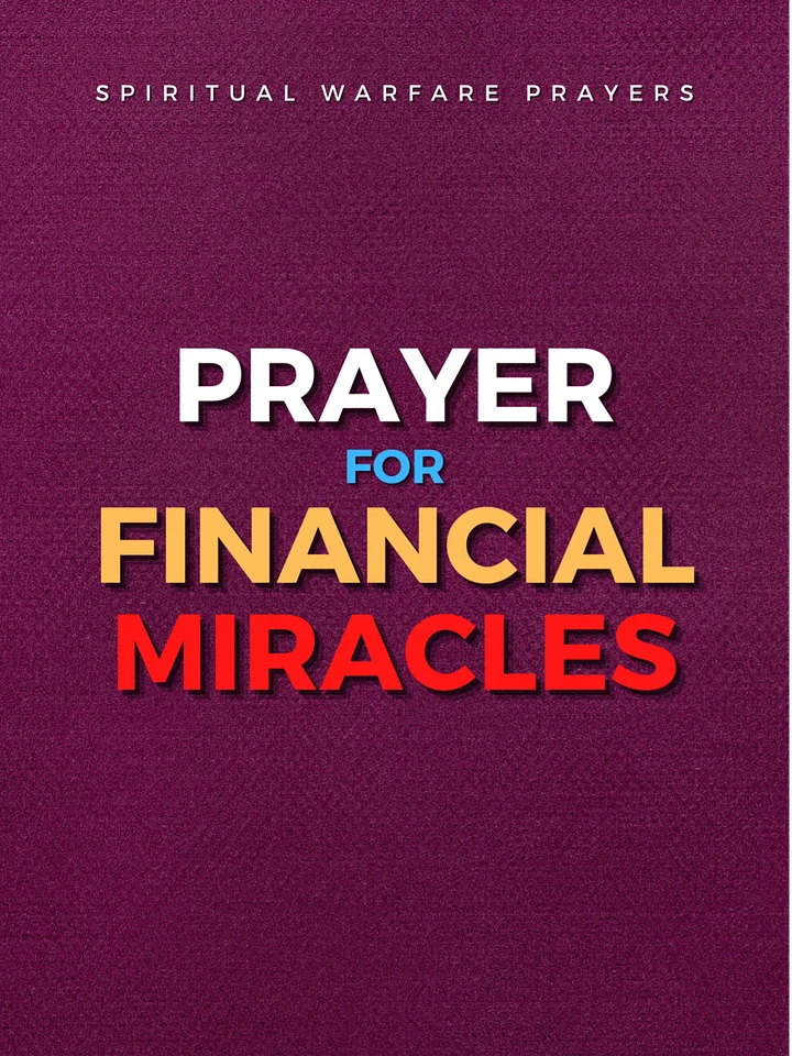 Prayer for Financial Miracles product image (1)
