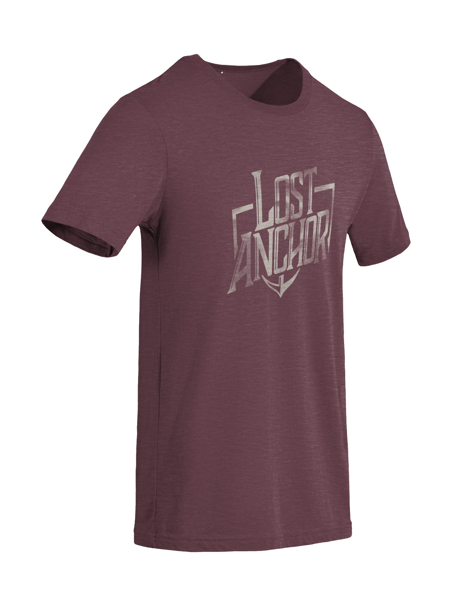 Lost Anchor Logo Tee - Maroon product image (9)