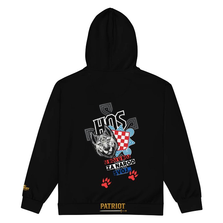 Royal Patriot Crown Zip Hoodie product image (2)