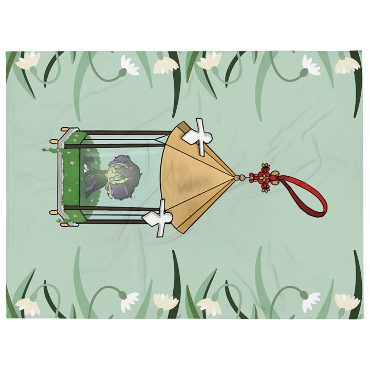 Lantern Oni Throw Blanket product image (1)