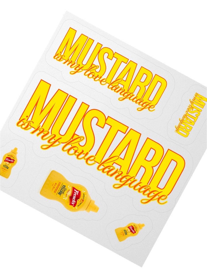 Mustard Sticker Set product image (5)