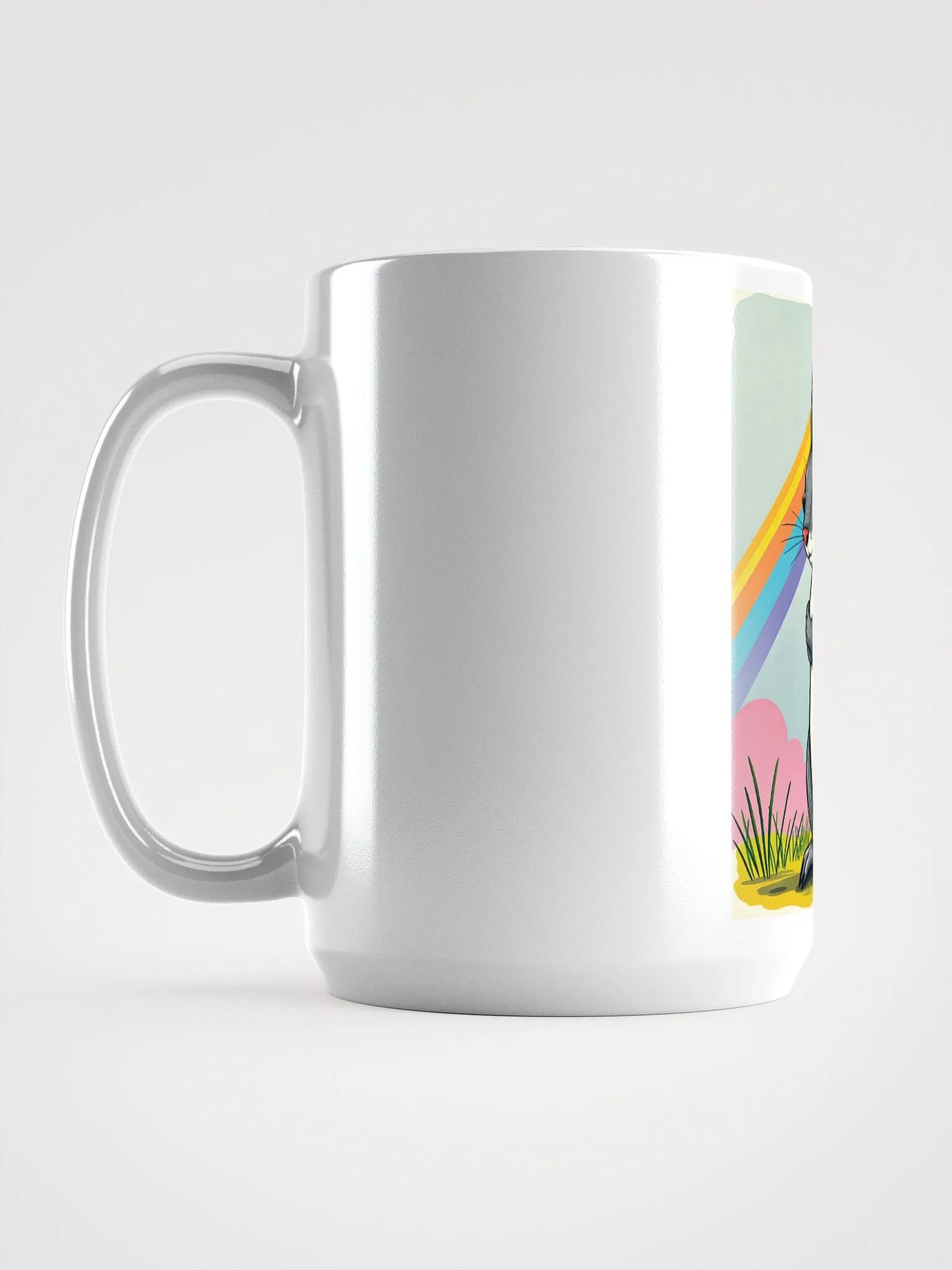 Whimsical Rainbow Squirrel Mug product image (6)