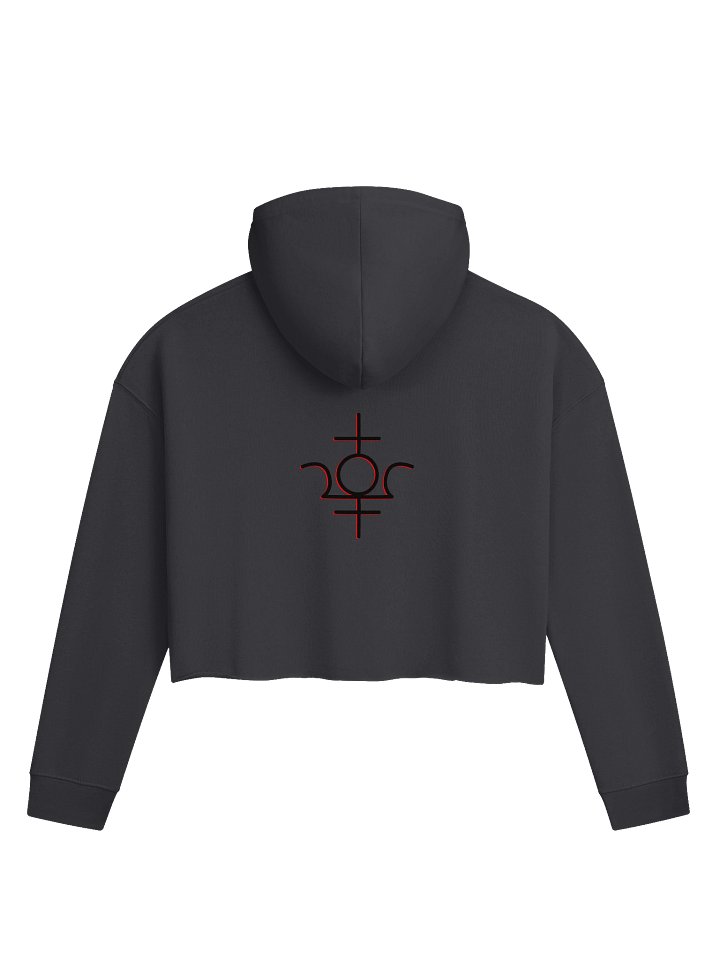 DARK THOUGHT CRIMEZ Neon Pixel Crop Hoodie product image (2)