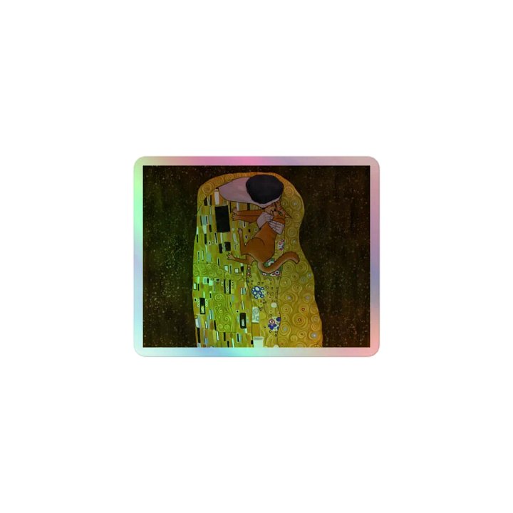 The Reluctant Kiss Holo Sticker product image (1)