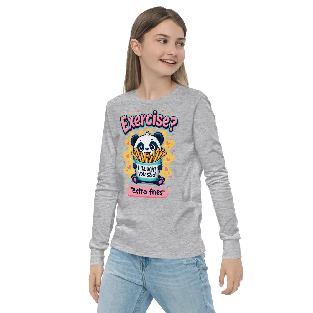Panda Fries Long Sleeve Tee product image (22)