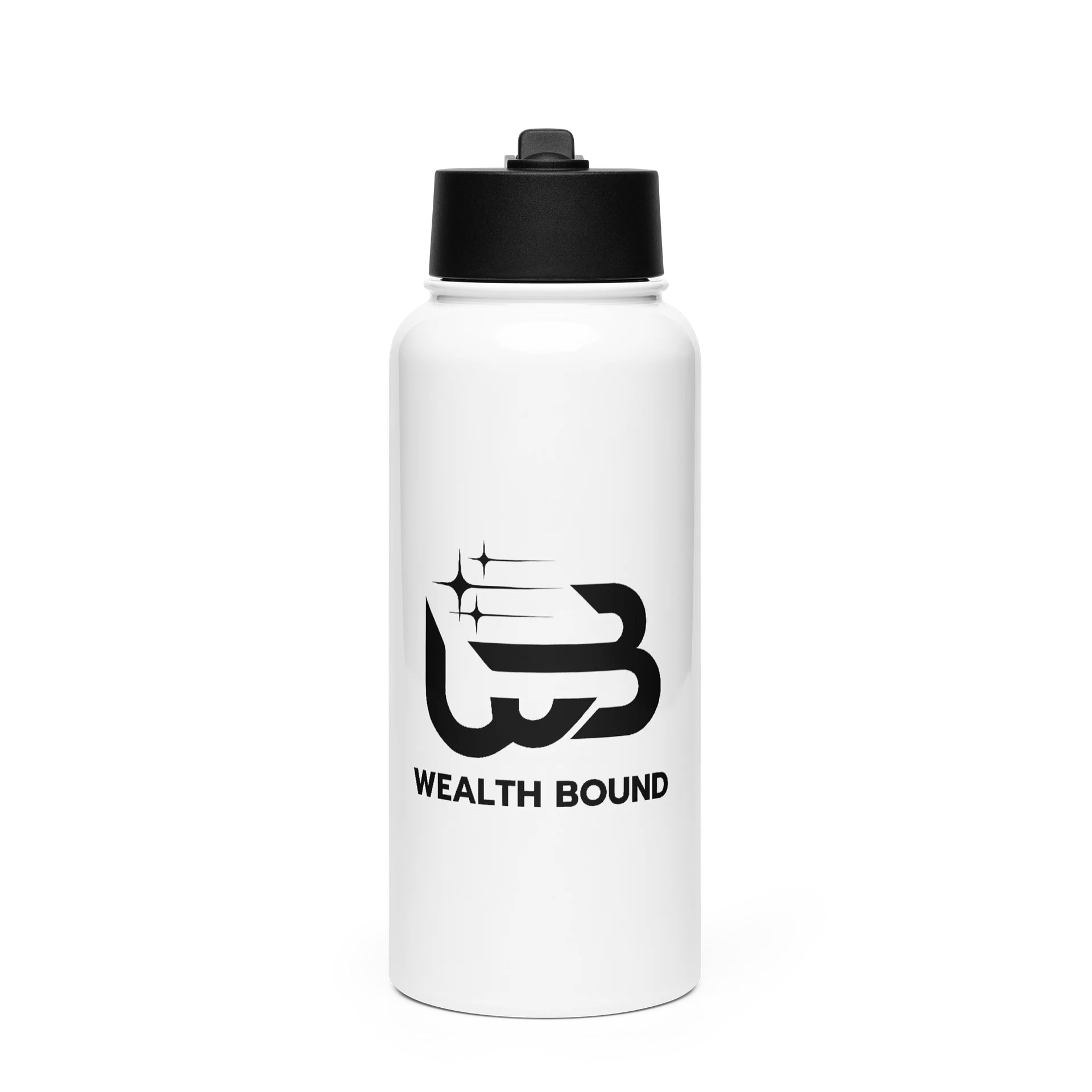 Stainless Steel Water Bottle with a Straw Lid product image (1)