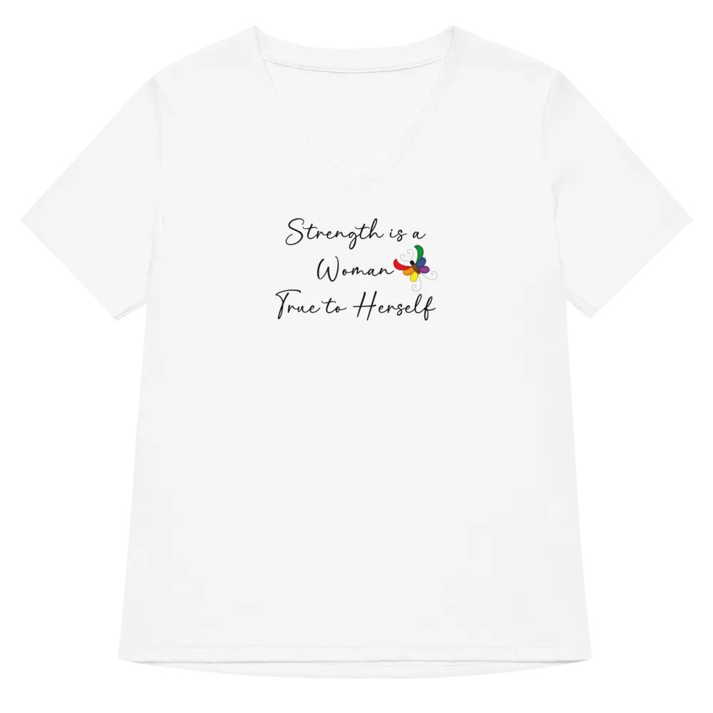 Strength Is - Women's V-Neck T (wt) product image (6)
