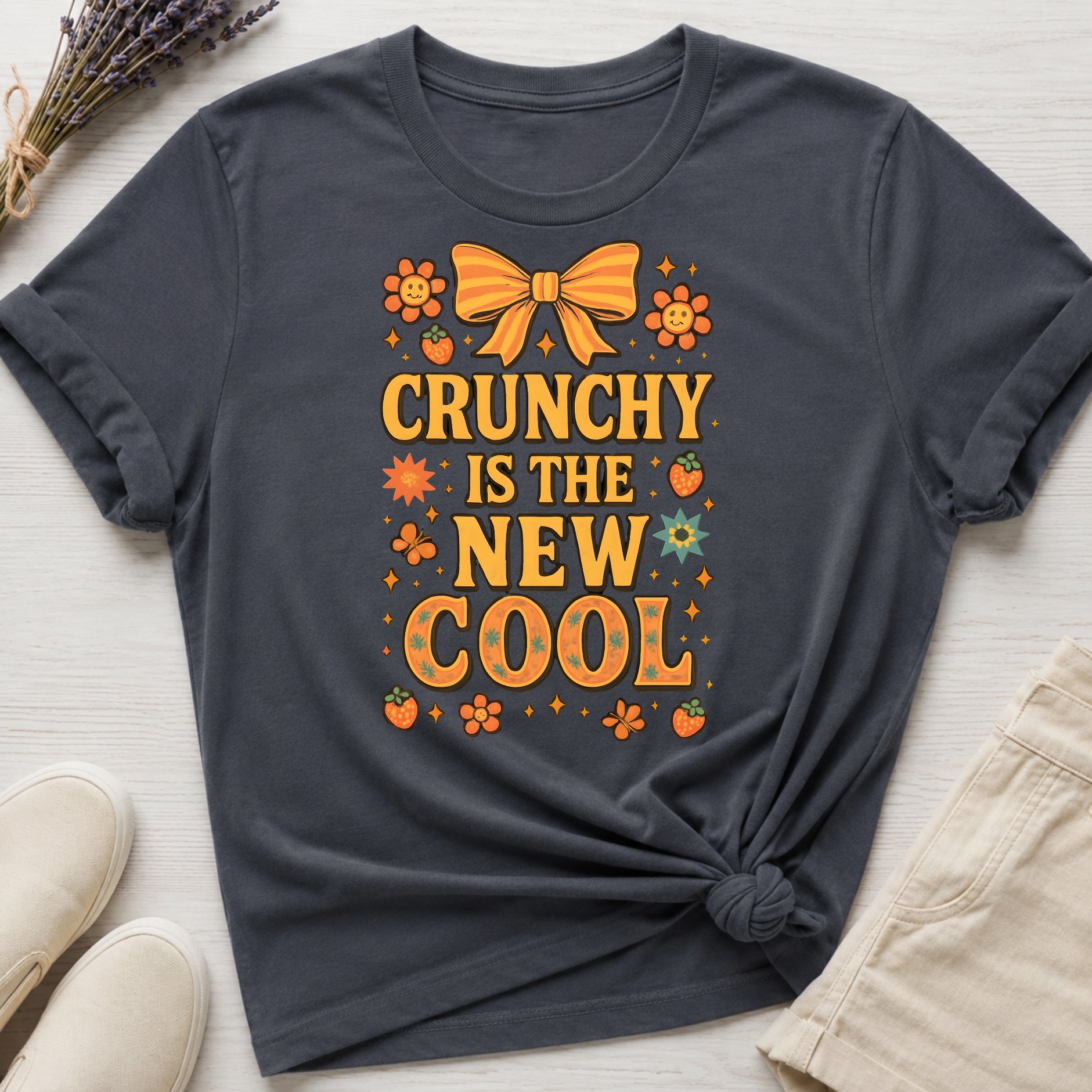 Crunchy Is The New Cool Organic T-Shirt product image (5)