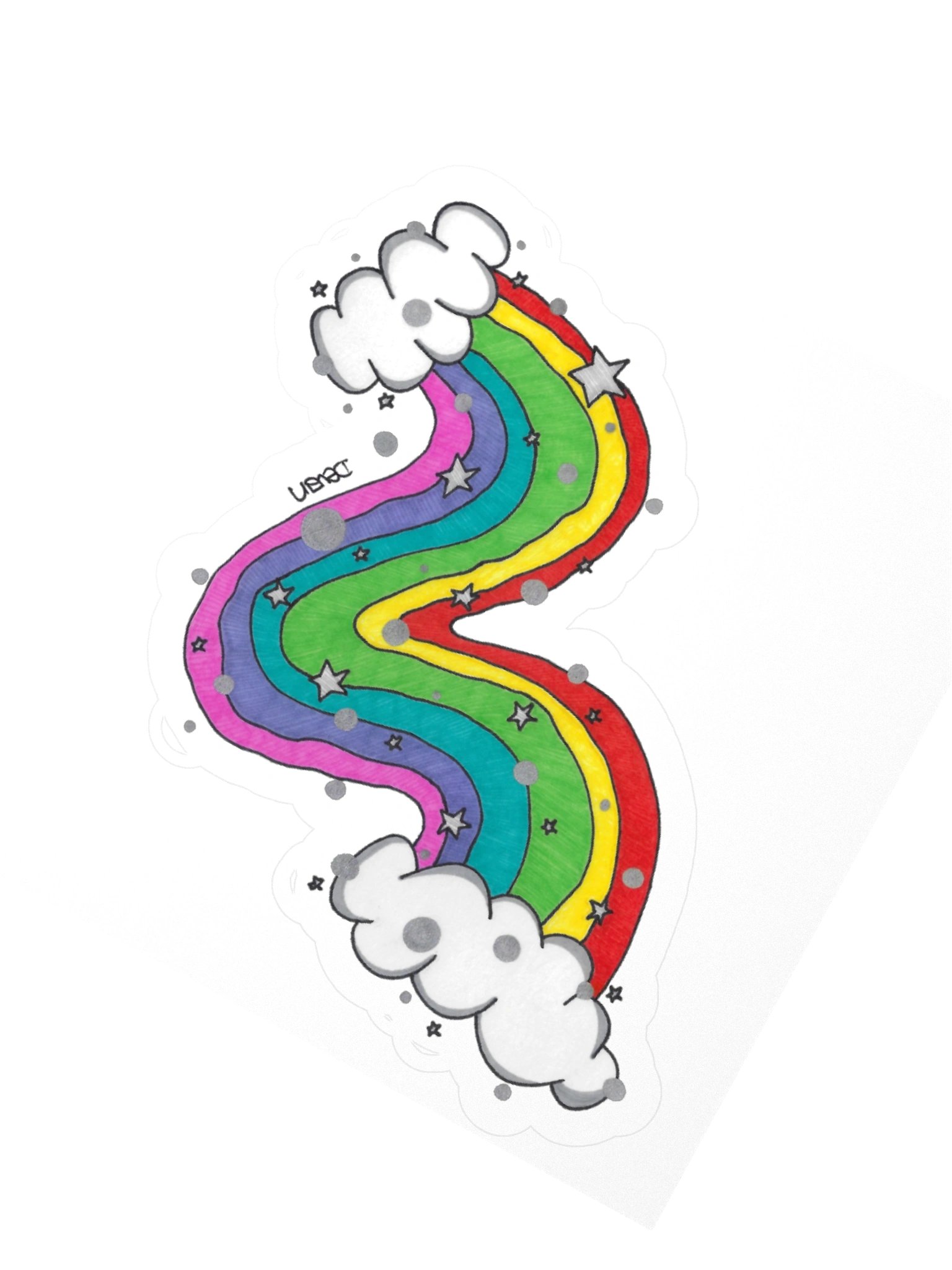 Rainbow Wiggle Sticker product image (2)