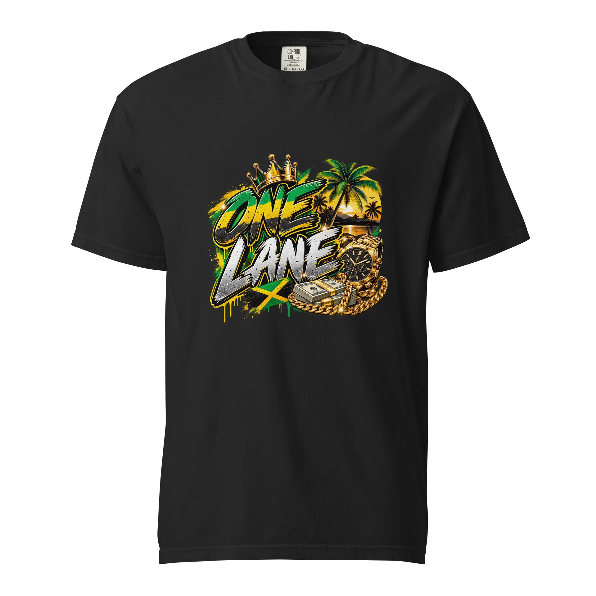ONE LANE Gold Crown Graphic Tee product image (1)