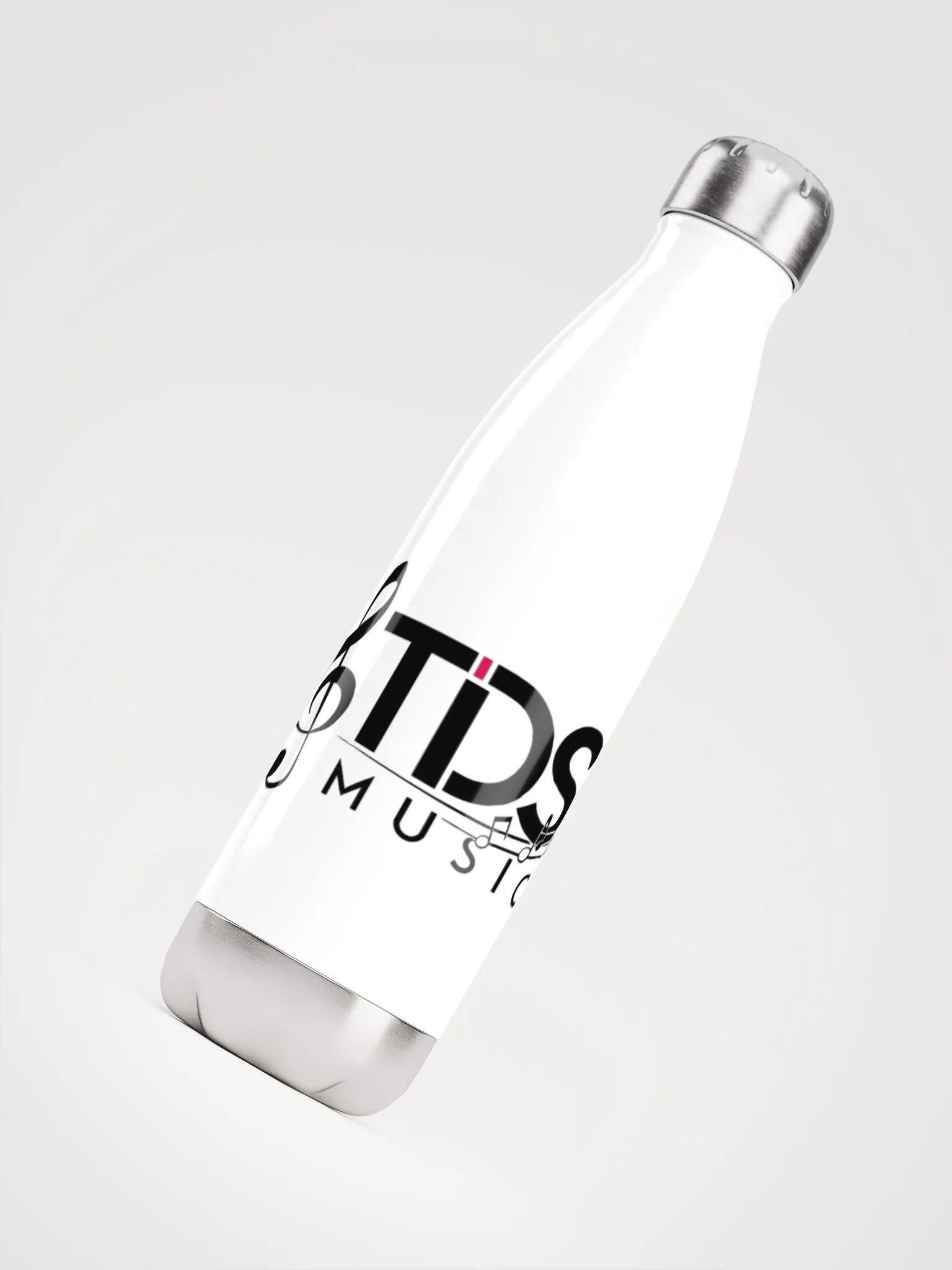 TDS Music Insulated Stainless Steel Water Bottle - 17oz, White product image (4)