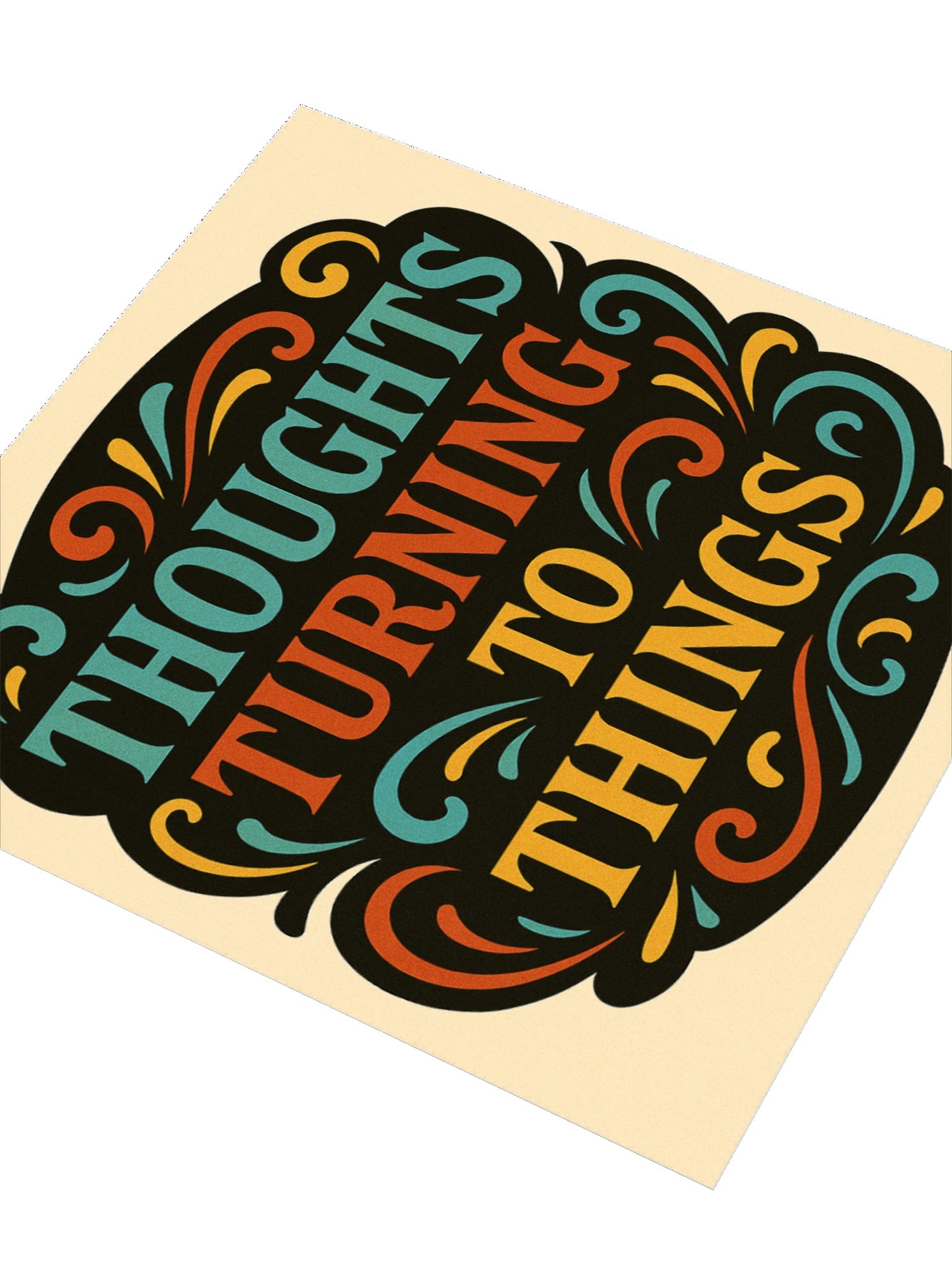 Thoughts to Things Sticker product image (4)