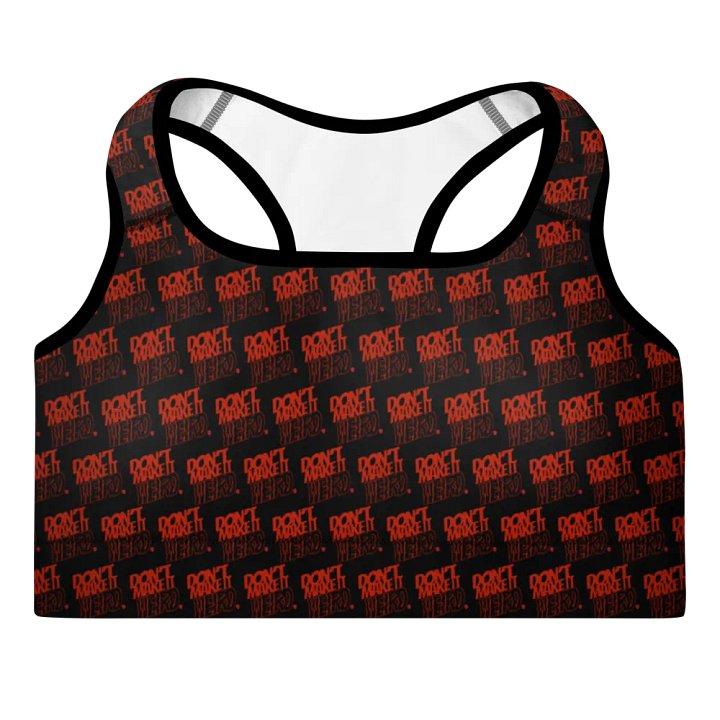 Weird Diagonal All-Over Print Sports Bra product image (2)