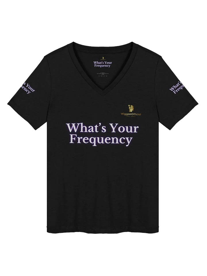 WigganOfficial Frequency Women's Relaxed V-Neck T-Shirt product image (1)