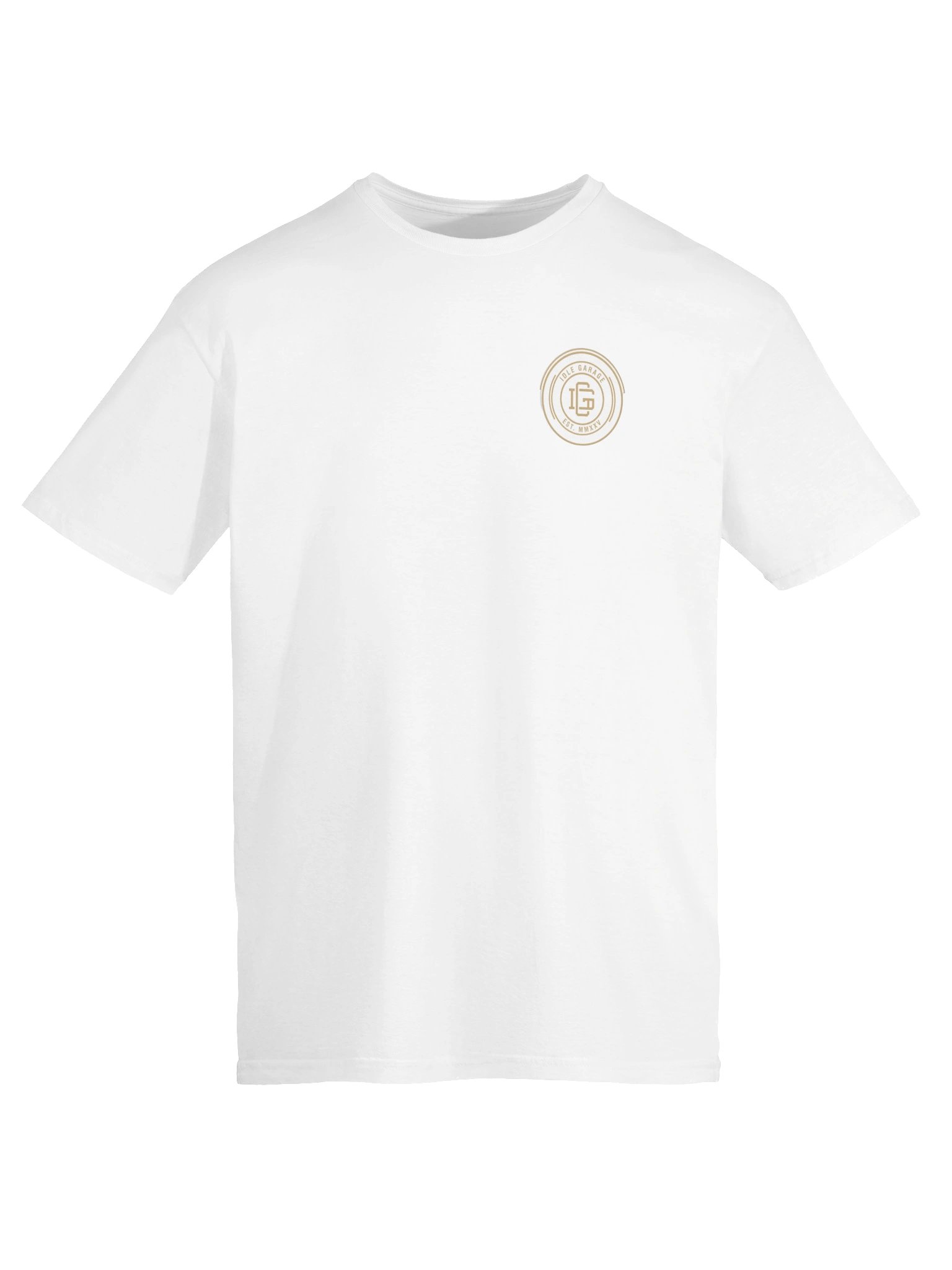 Idle Garage Gold Logo Tee product image (5)