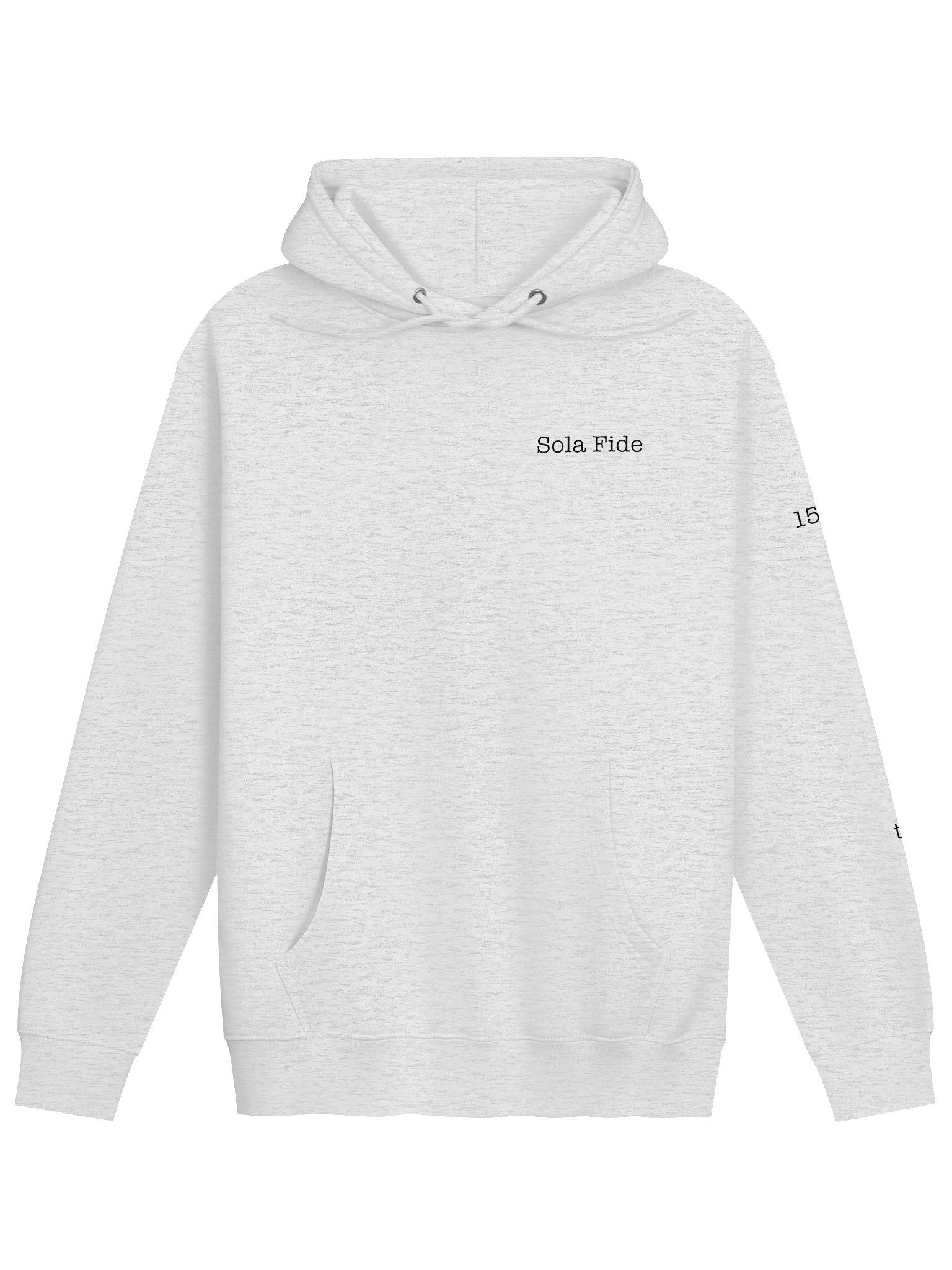 Hoodie Sola Fide - Black product image (6)