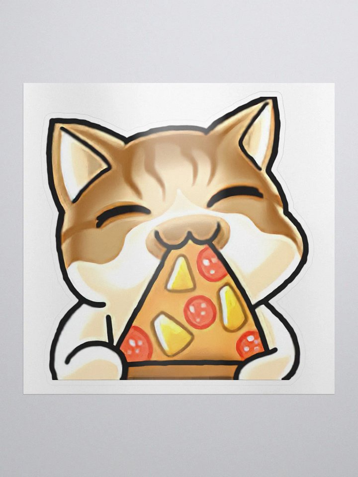 Pizza Nom Sticker product image (1)