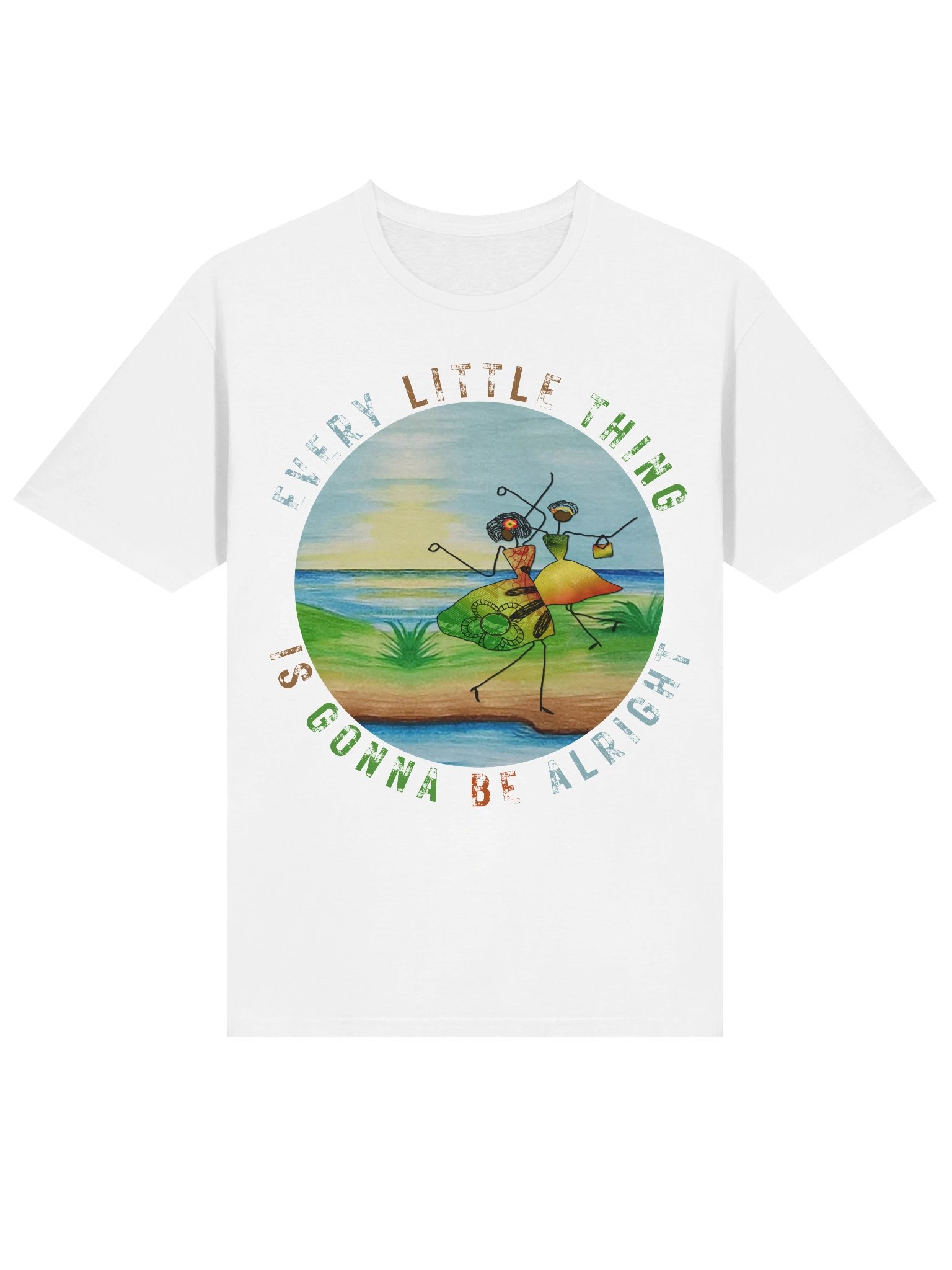 Every little thing is gonna be alright; Bob Marley Lyrics, T-Shirt product image (2)