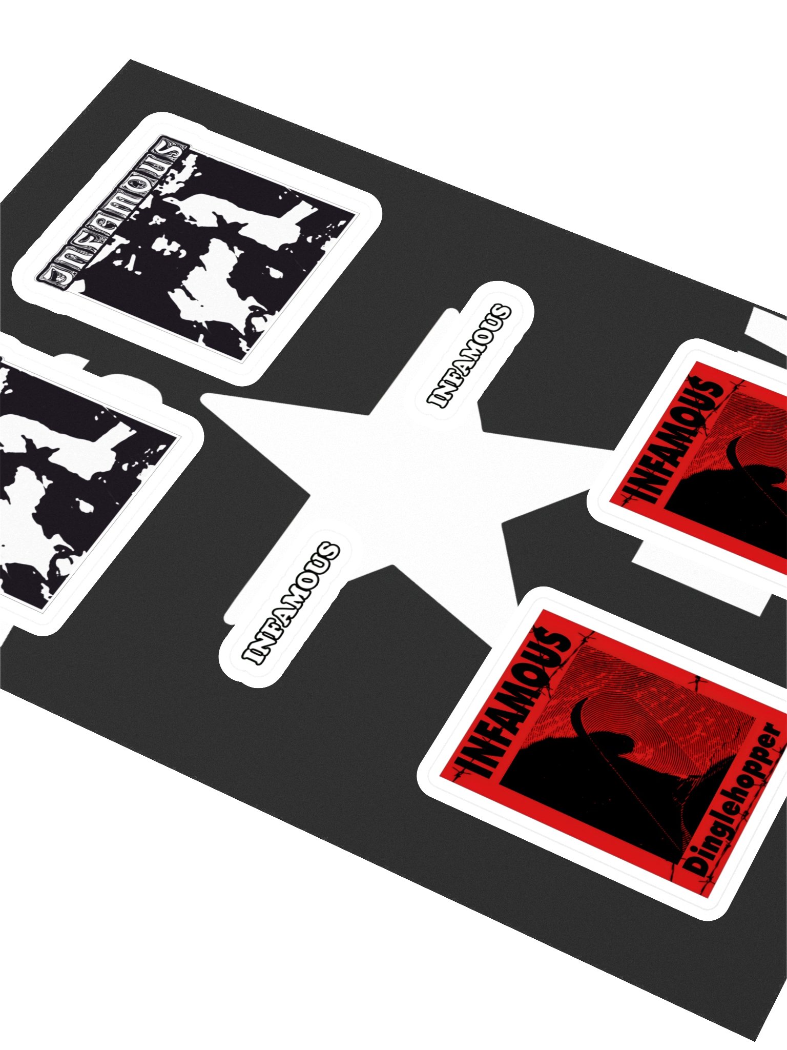 INFAMOUS Sticker Sheet (6 pc.) product image (2)