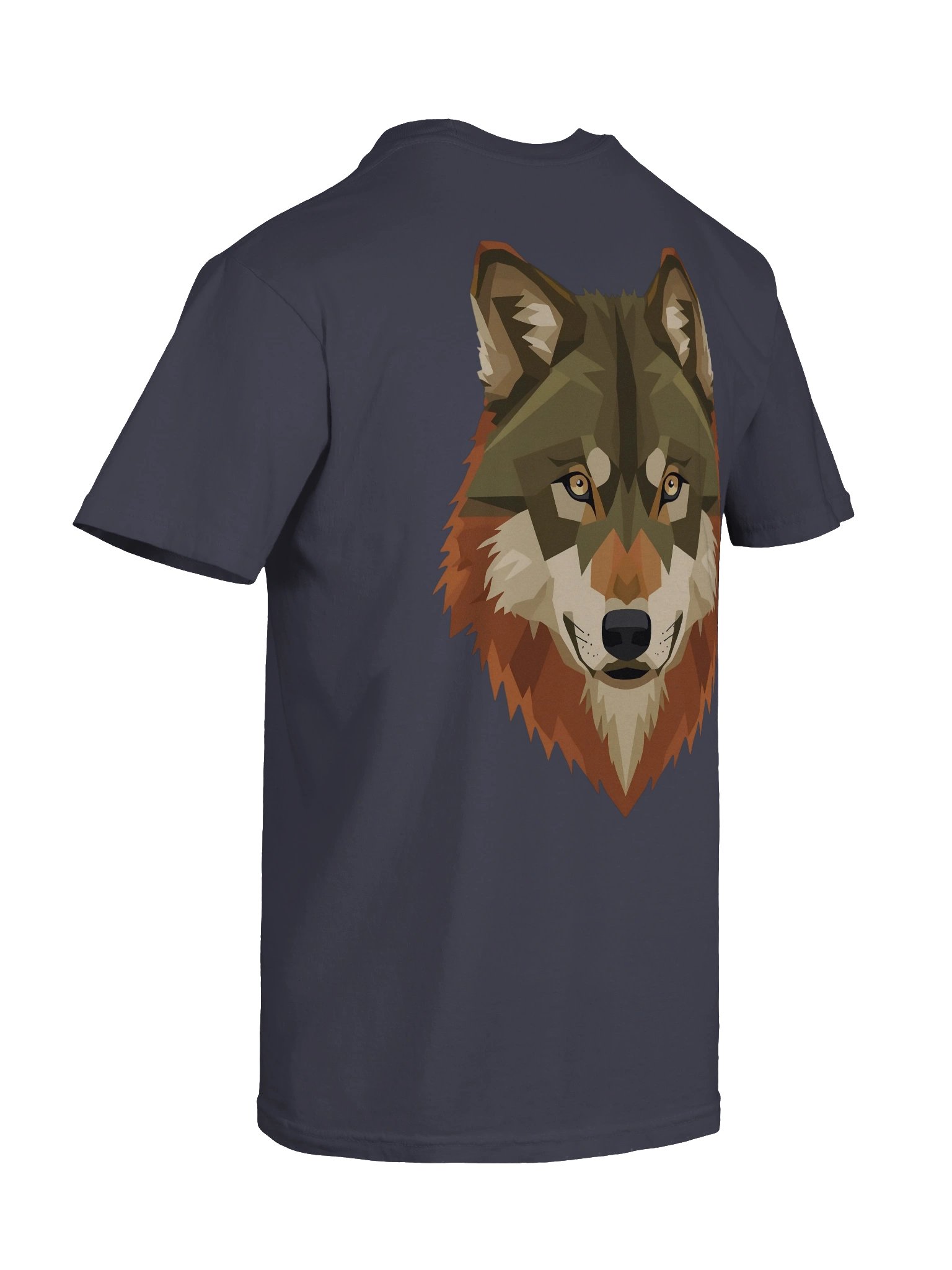 Geometric Wolf Head T-Shirt product image (84)