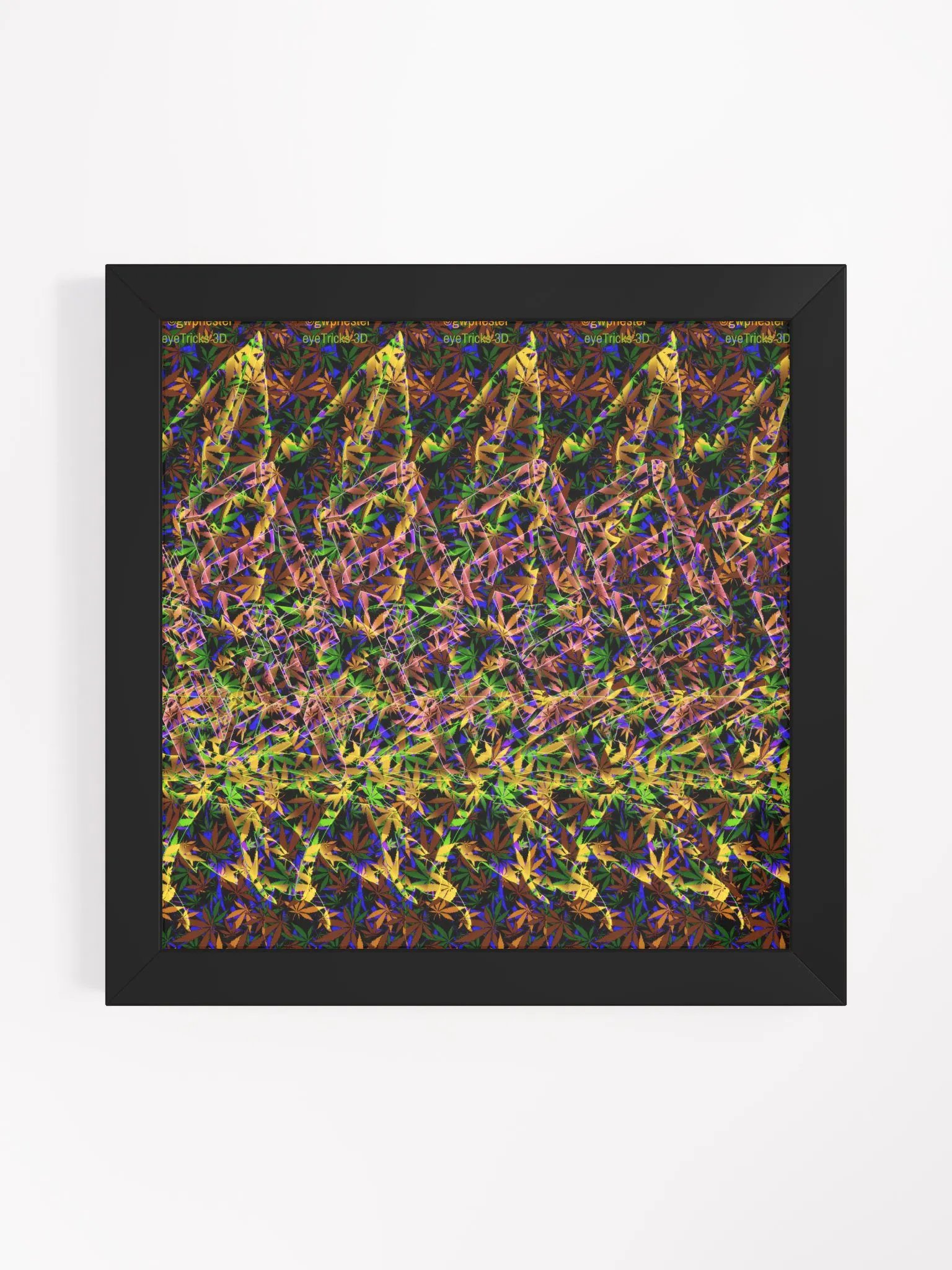 4-20 - Framed 3D Stereogram Poster product image (1)
