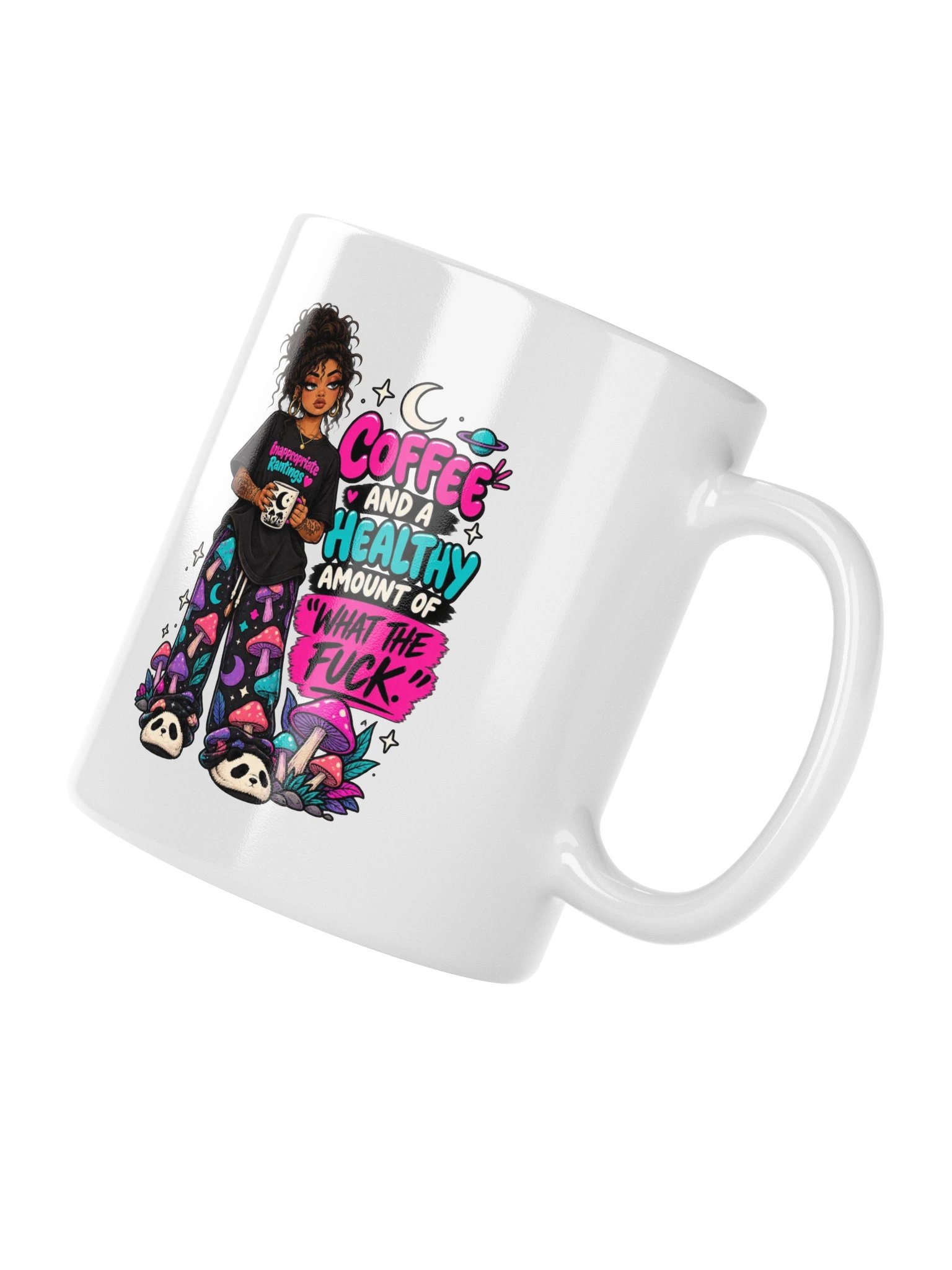 Coffee and a Healthy Amount of What the Fuck Mug product image (4)