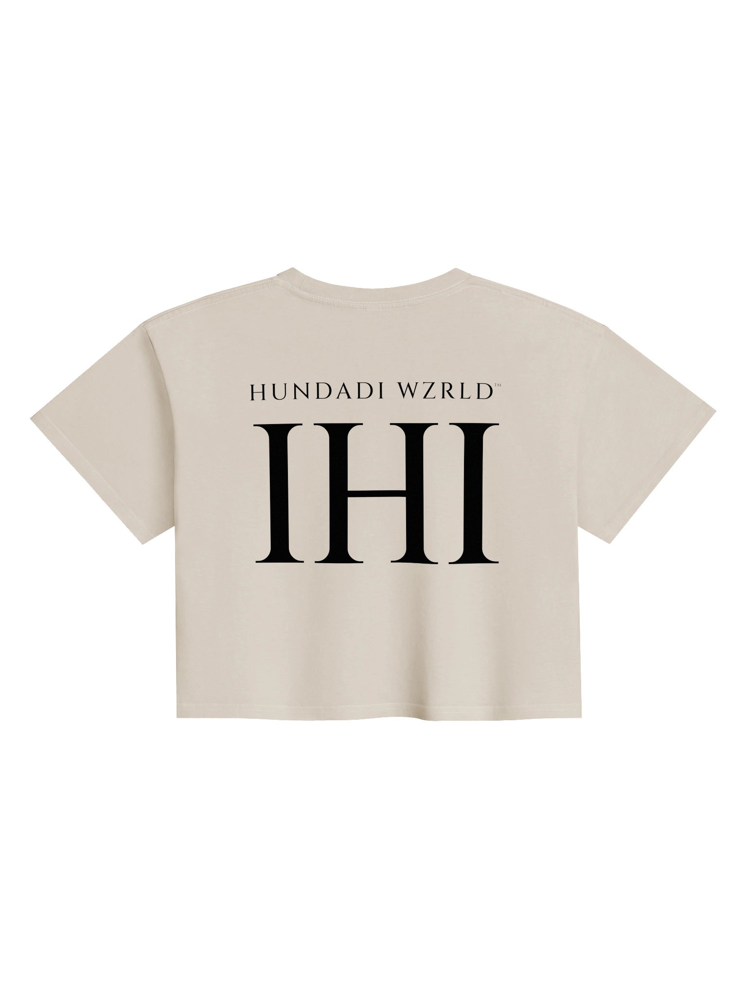 HUNDADI- BLACK LOGO CROP TOP product image (2)