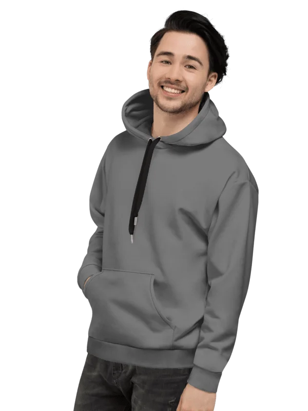 Minimal Gray Unisex Hoodie product image (2)
