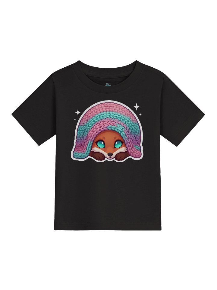 The Peek-a-Boo Crochet Fox Toddler Tee product image (1)