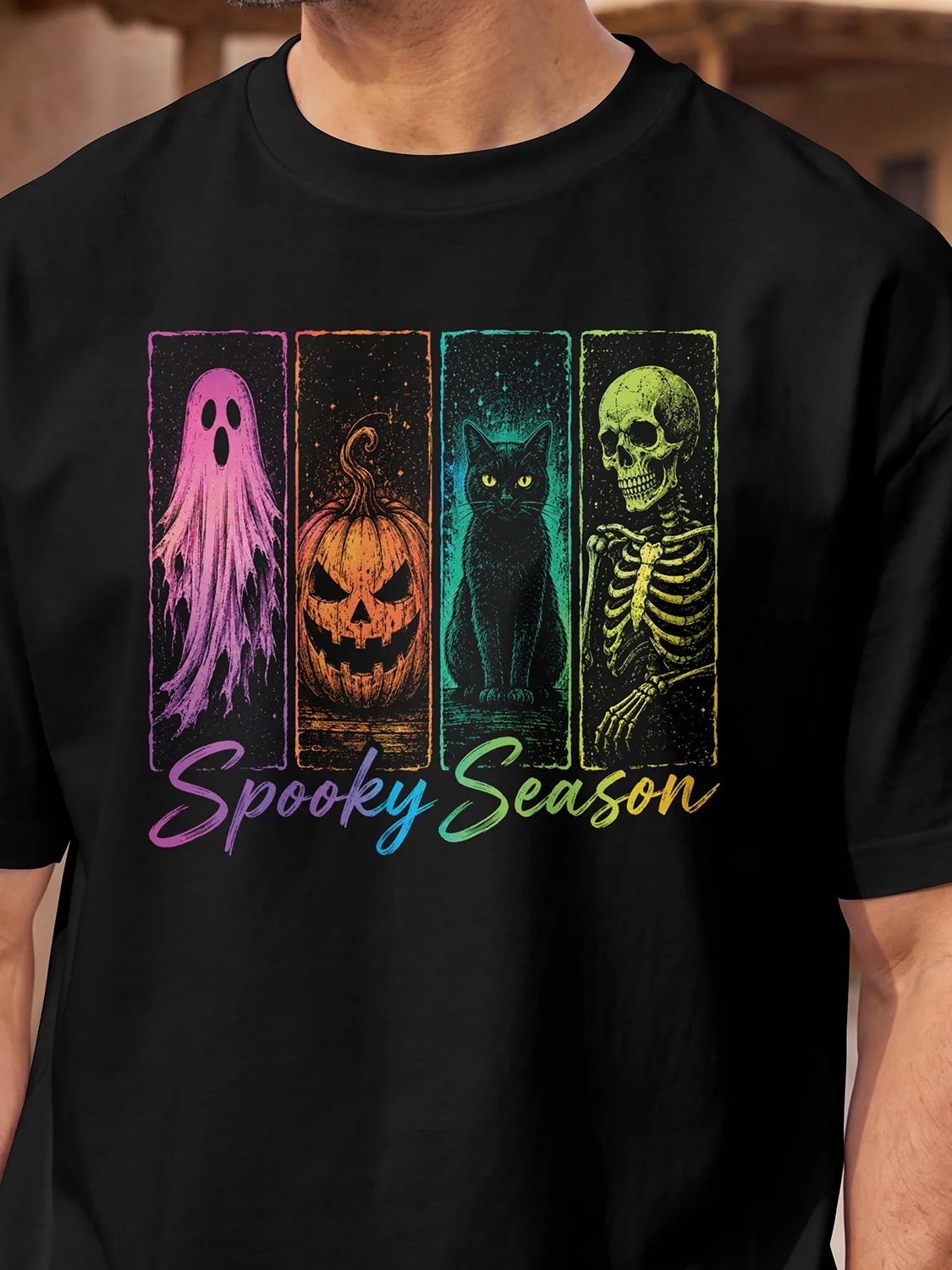 Spooky Season Panels — The Spooky Side Tee product image (2)
